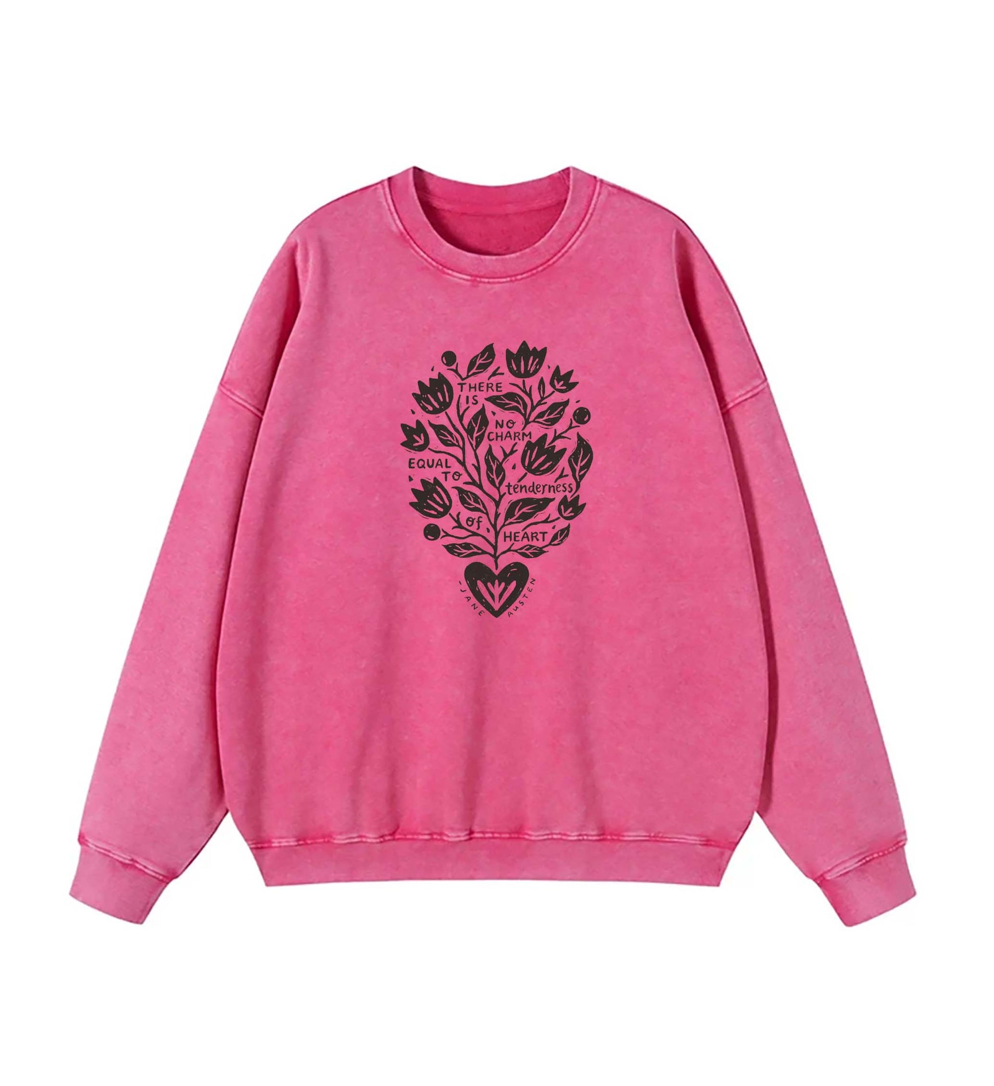 Tenderness of Heart Jane Austen Quote Sweatshirt