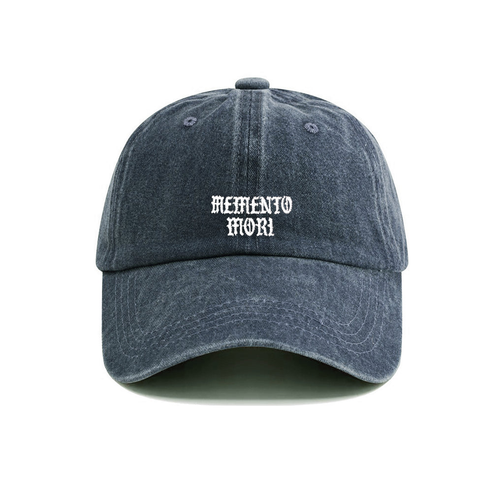 Memento Mori Embroidered Washed Cap