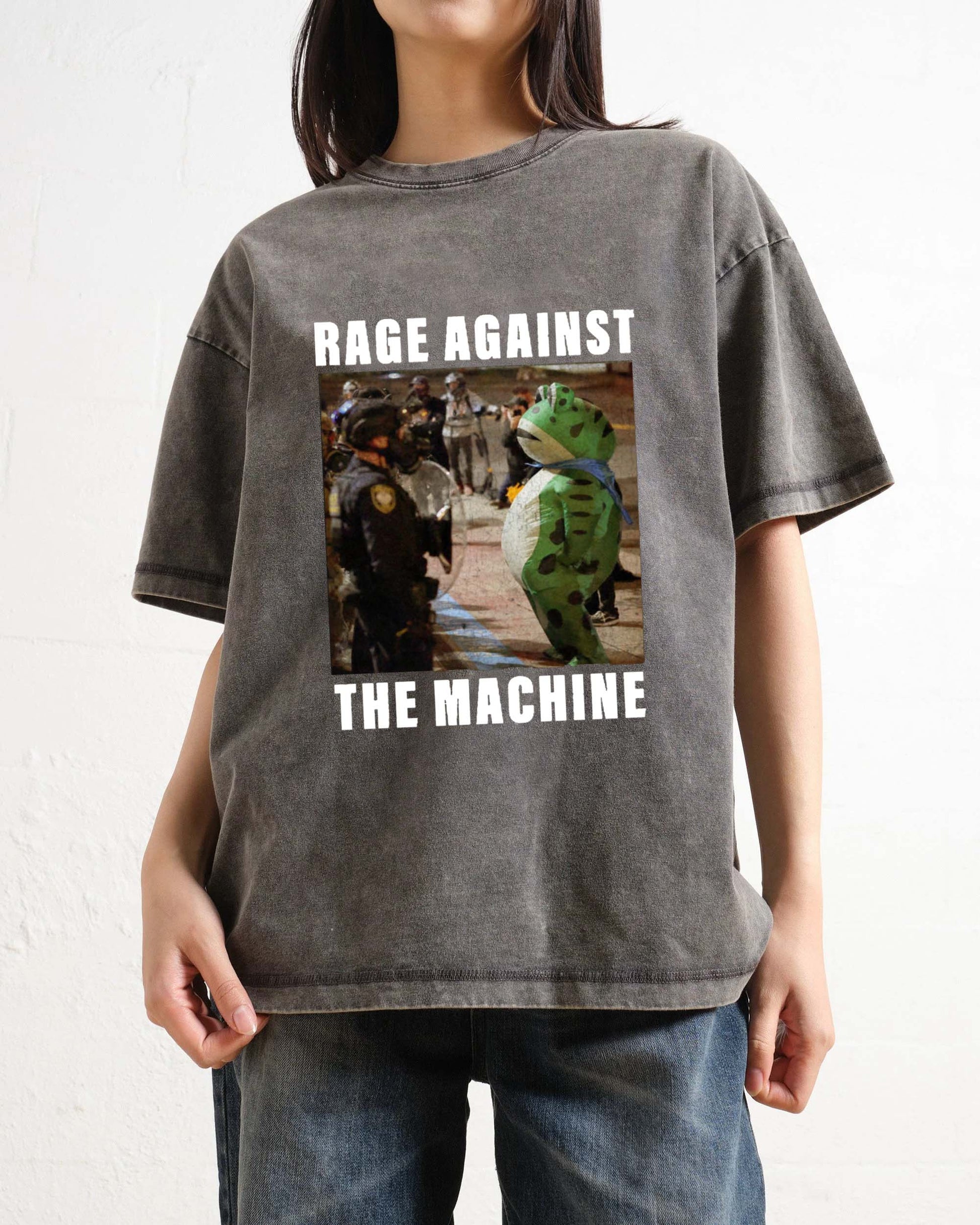 Vintage Portland-Frog Protest Rage Against Machine T-Shirt