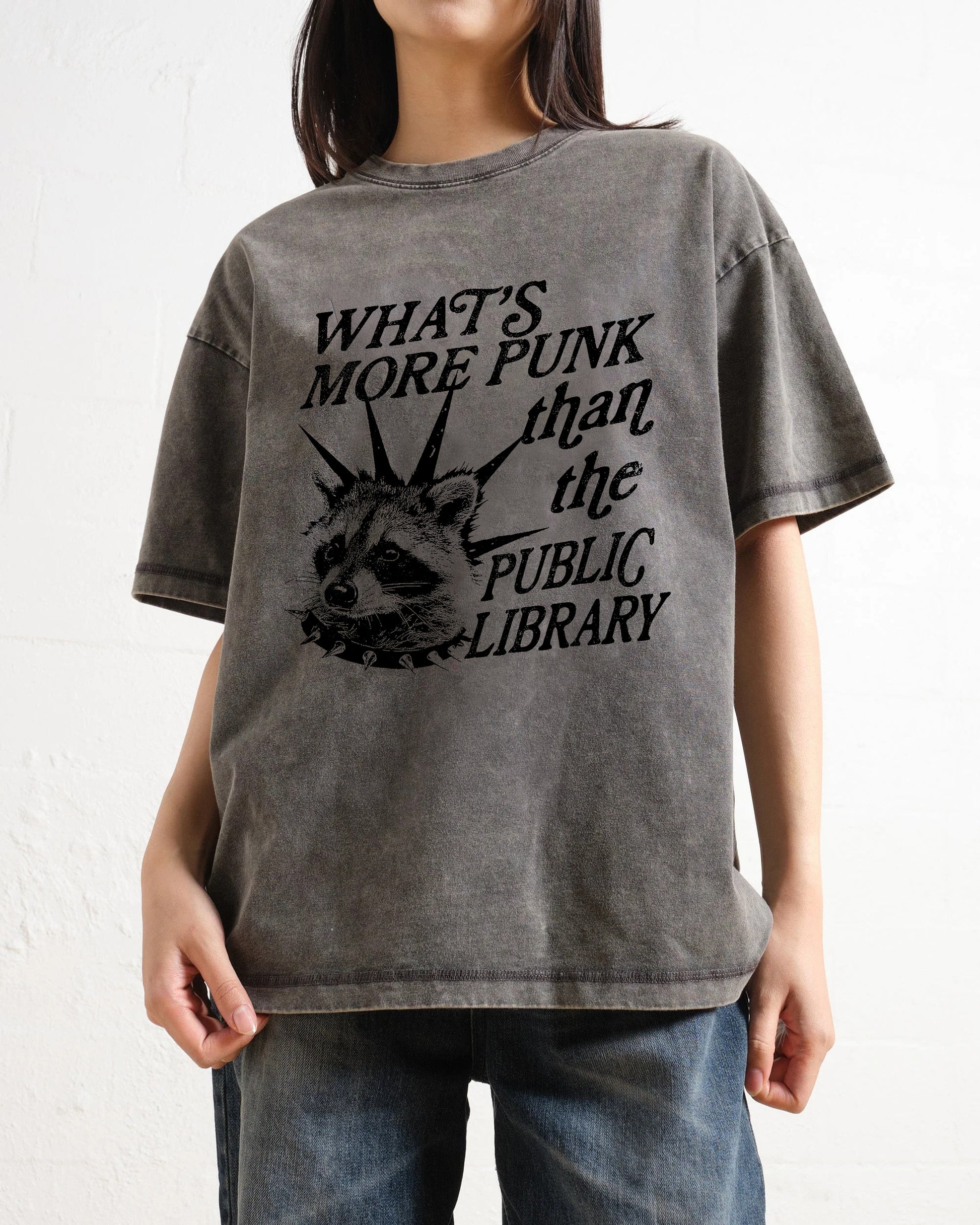 What's More Punk Than The Public Library Washed T-Shirt