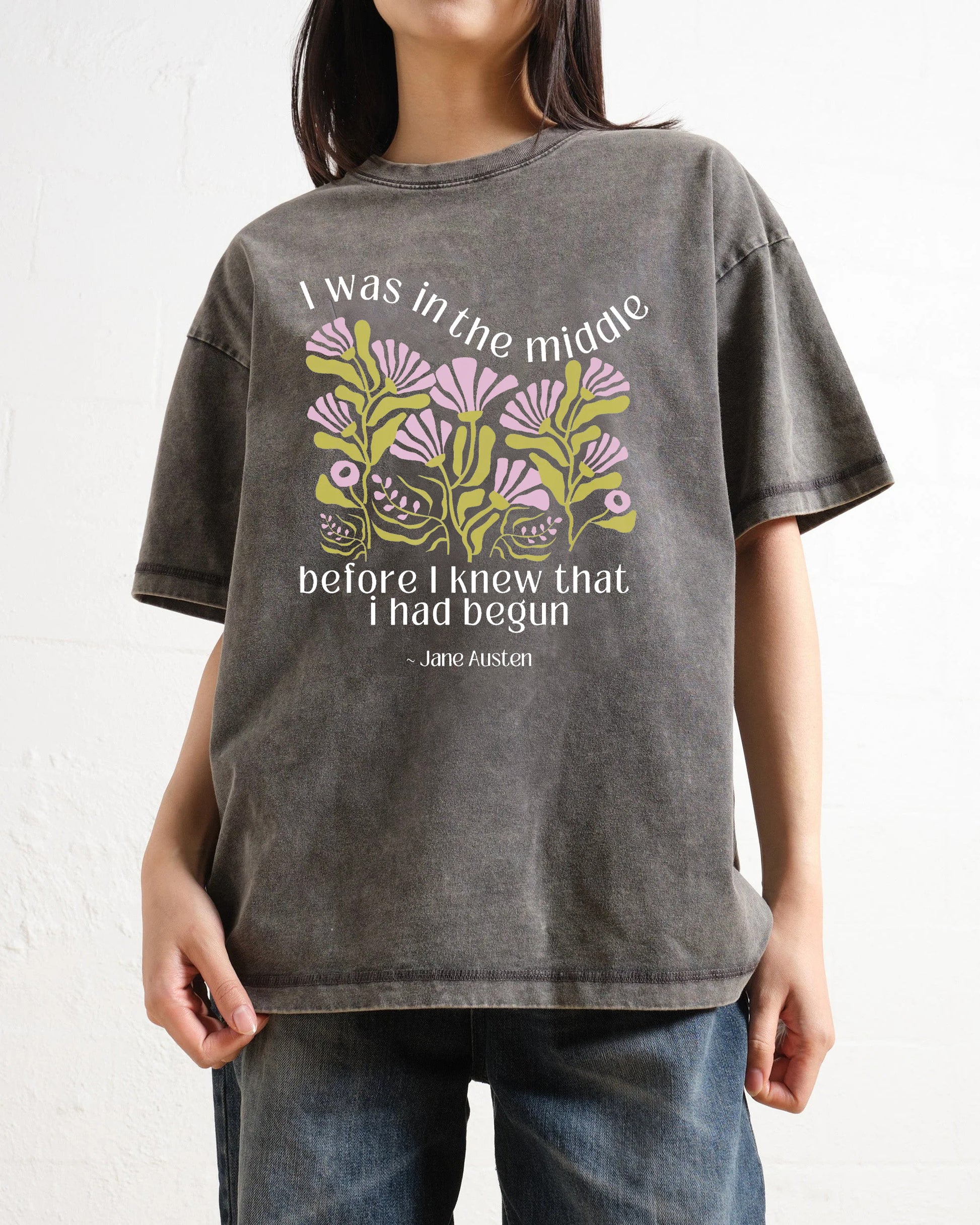 Emma Quote I Was in the Middle Washed T-Shirt