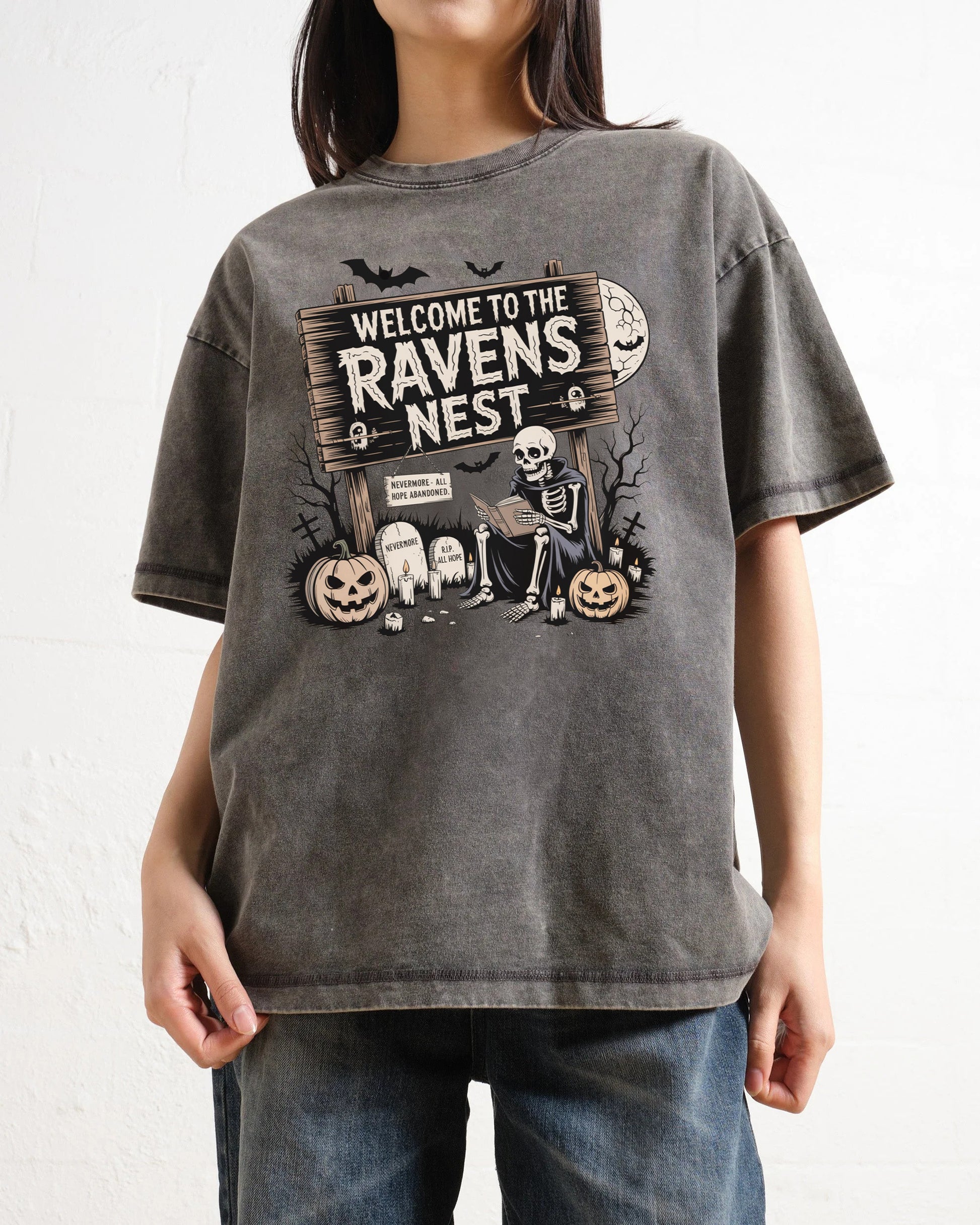 Welcome to the Raven's Nest Washed T-Shirt