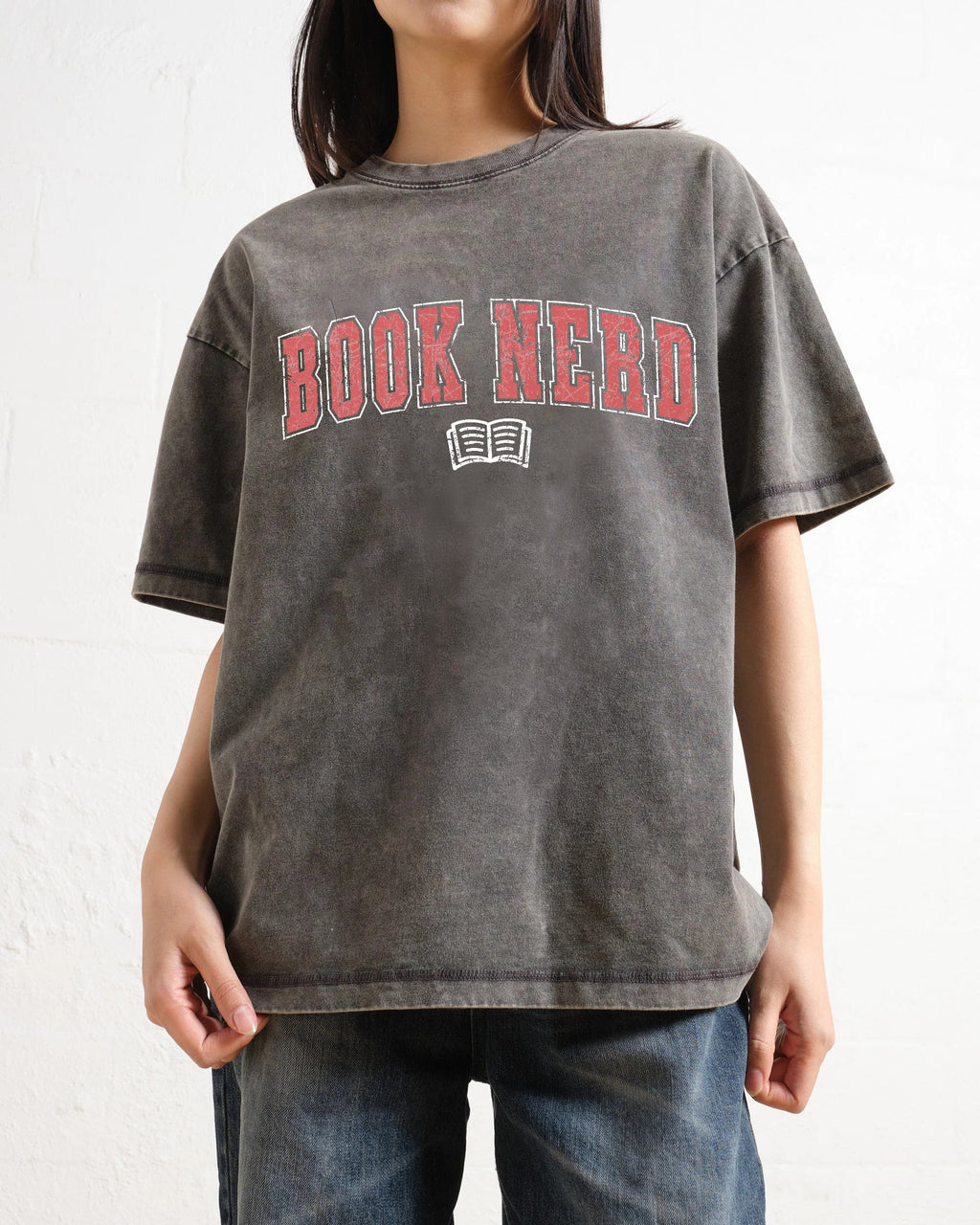Book Nerd Washed T-Shirt
