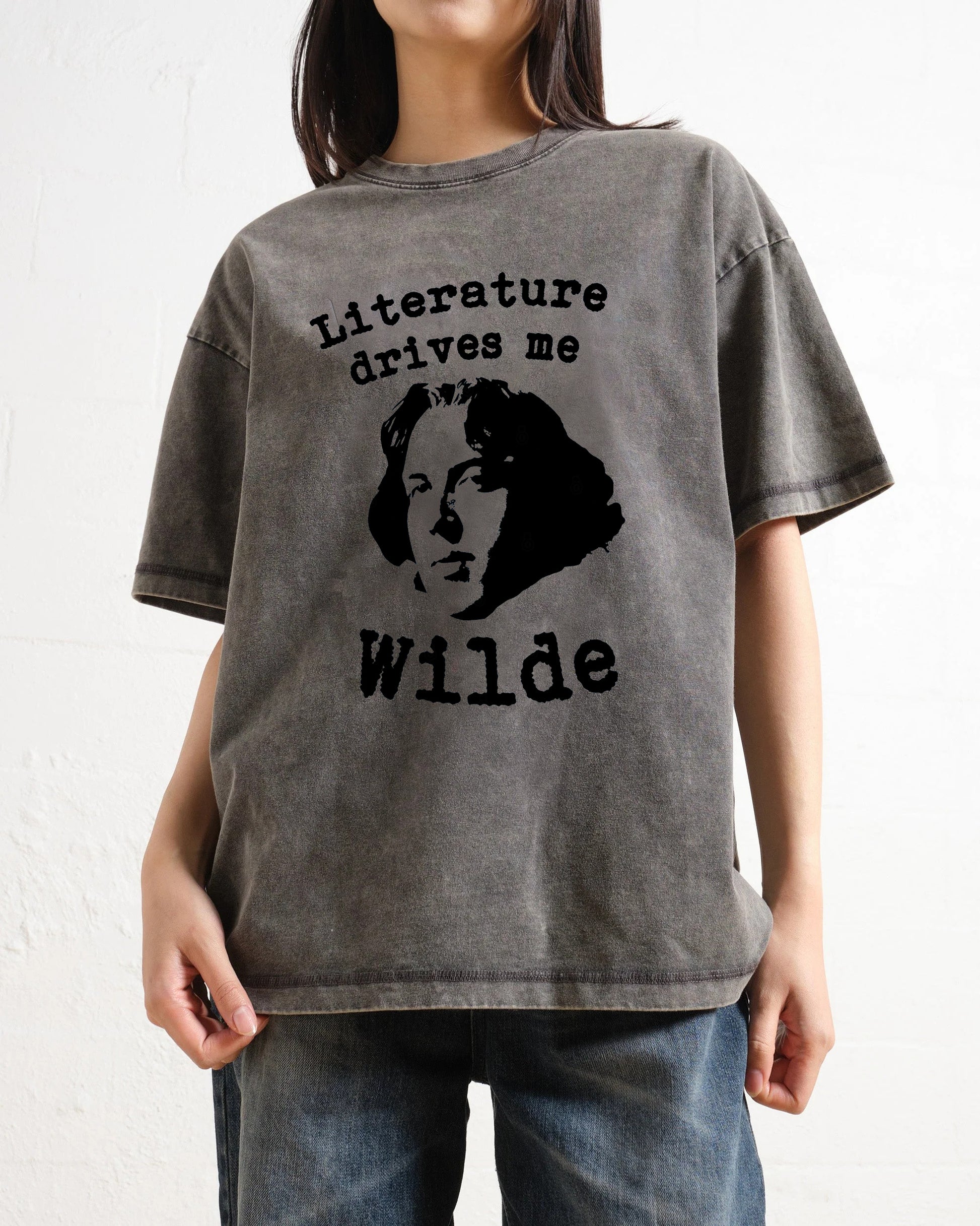 Literature Drives Me Wilde Washed T-Shirt