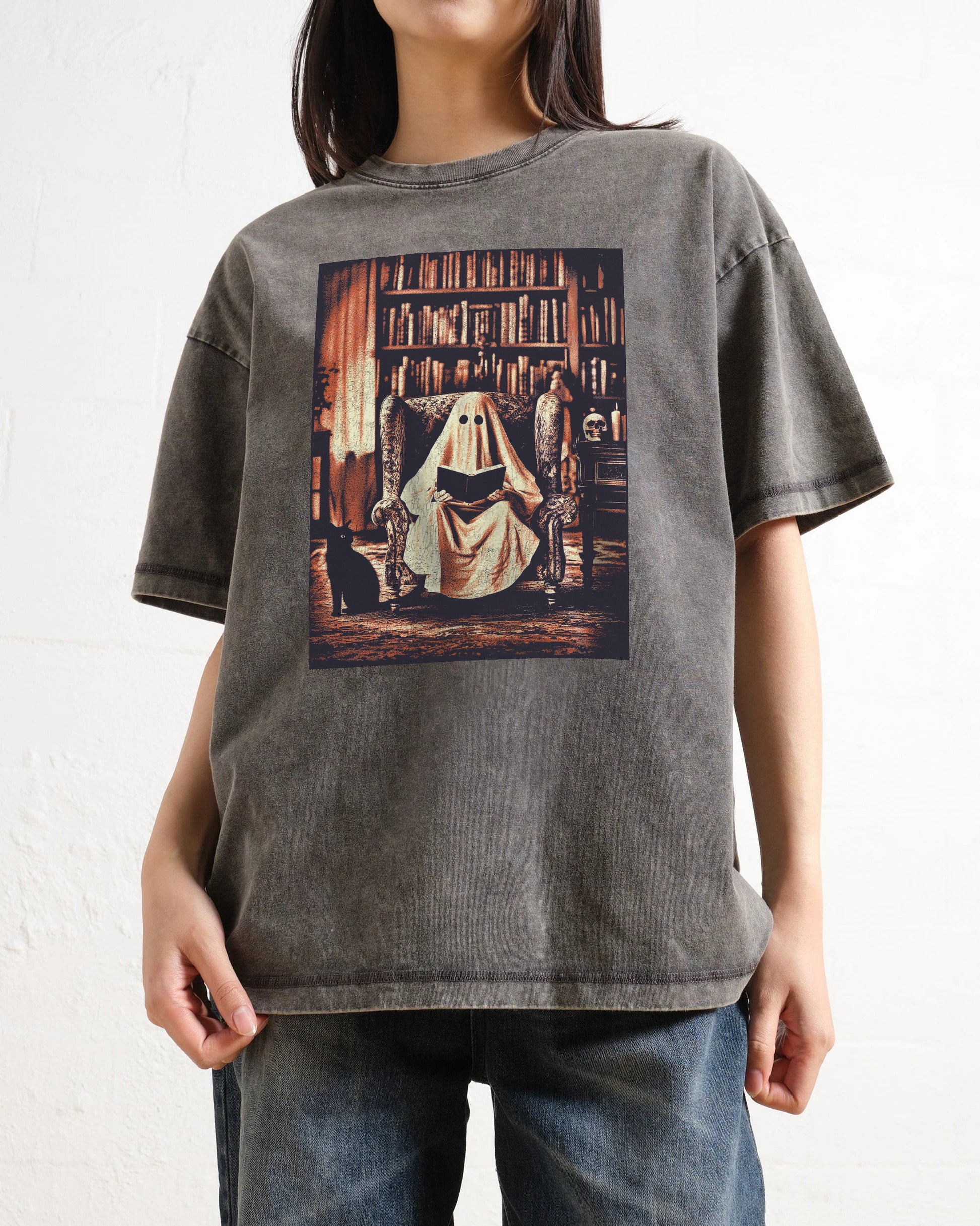 Read In Peace Halloween Washed T-Shirt