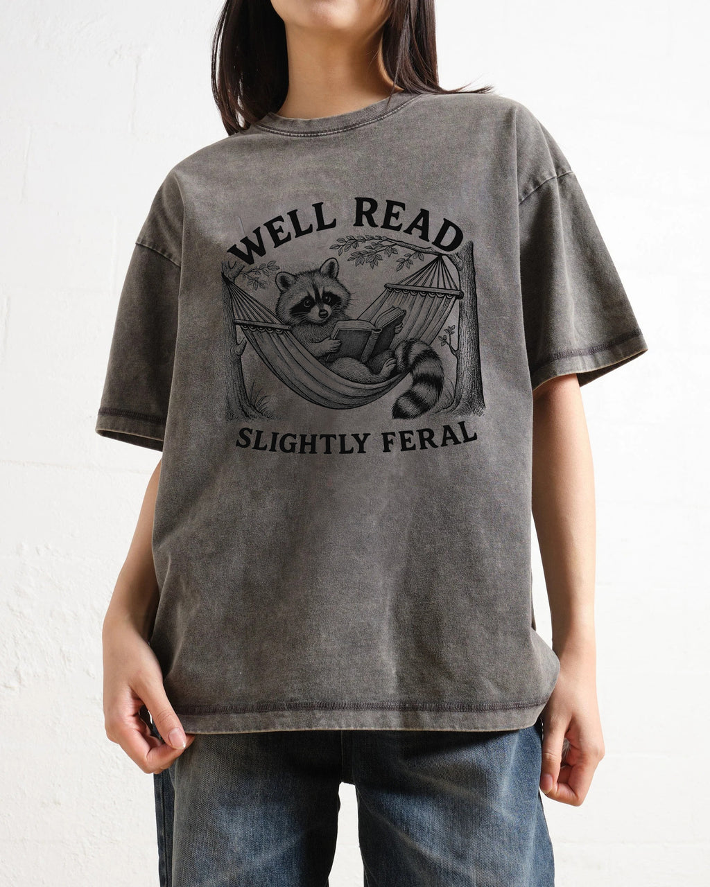 Well Read Slightly Feral Washed T-Shirt