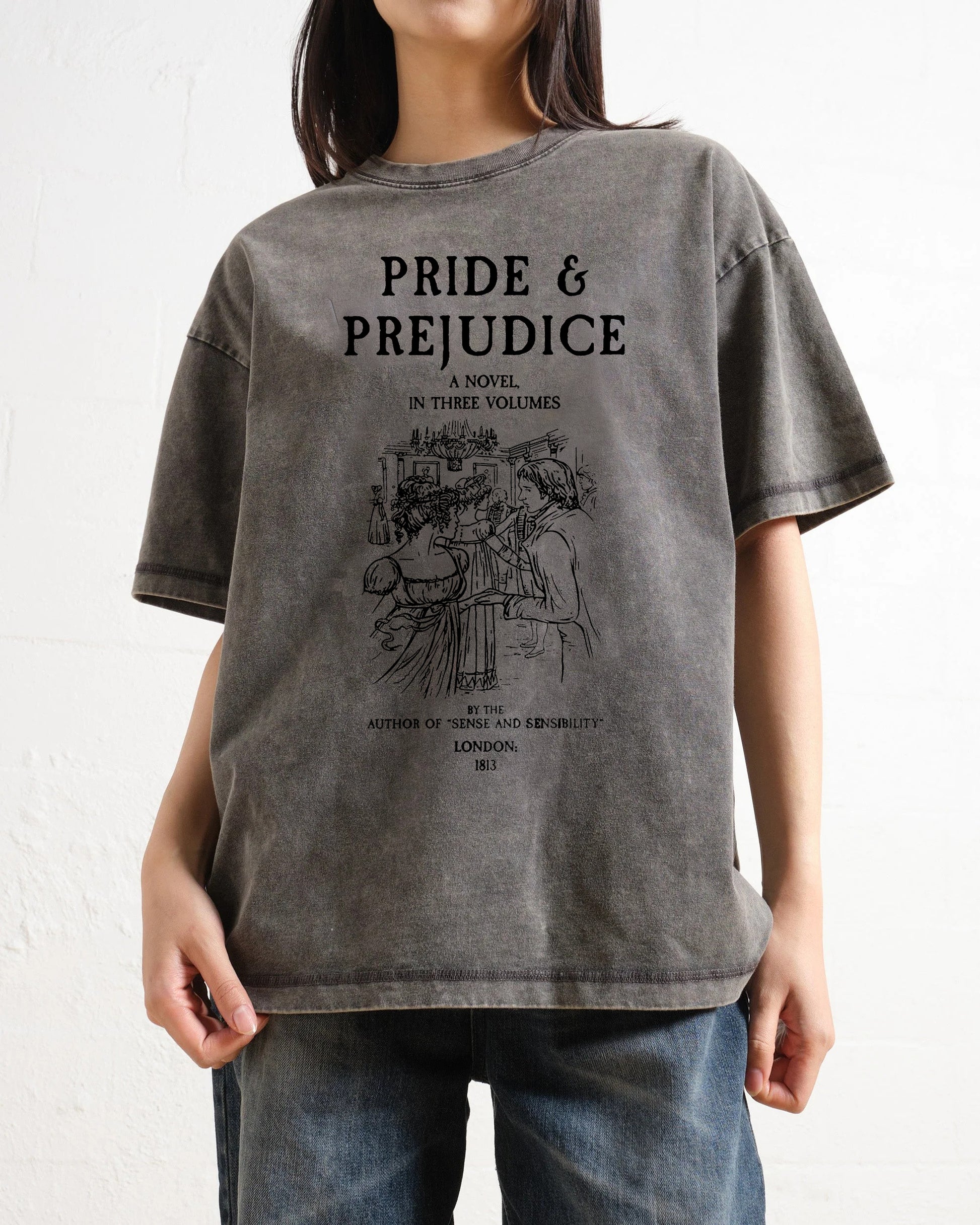 Pride And Prejudice Jane Austen Washed T-Shirt