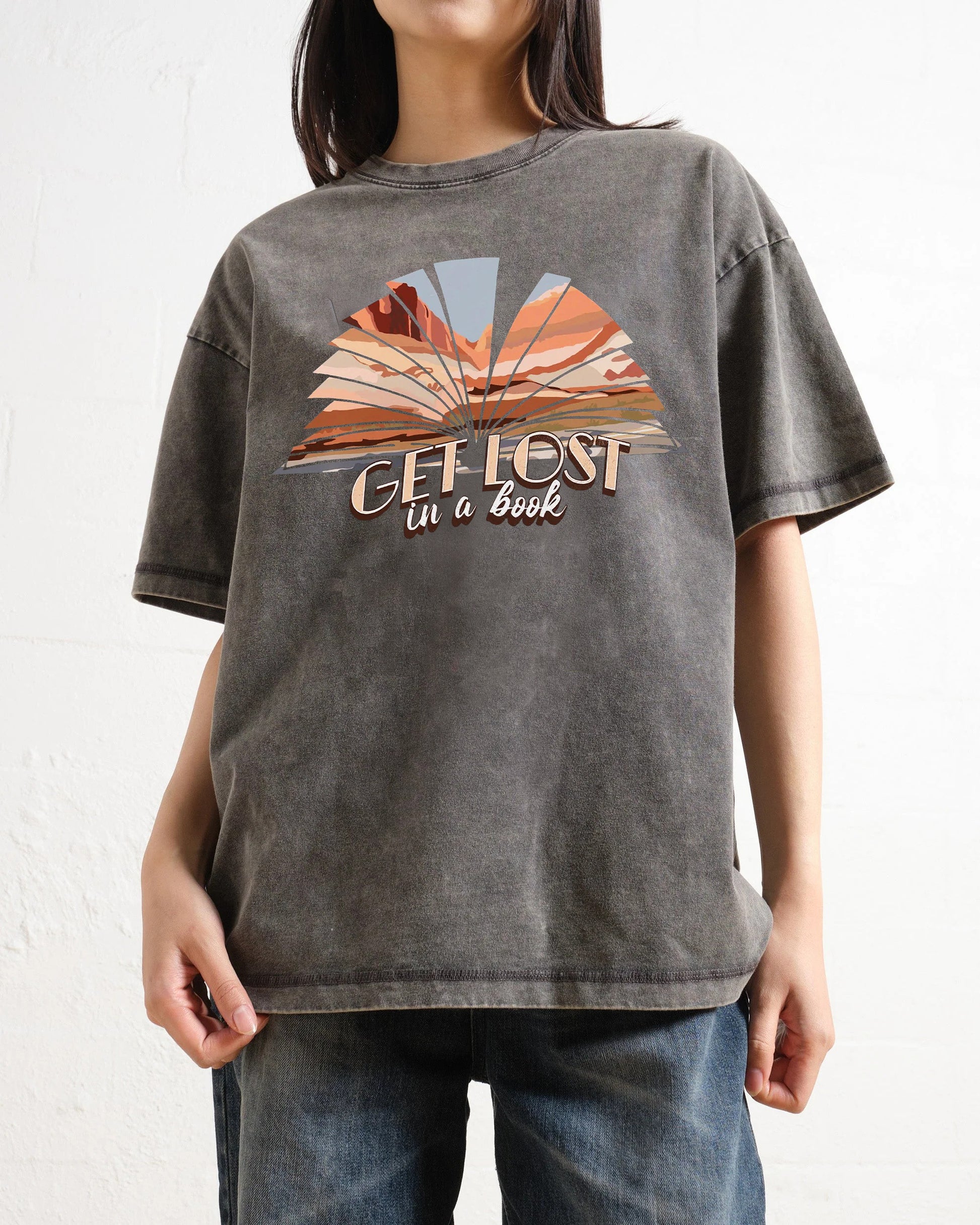 Get Lost In A Book Washed T-Shirt