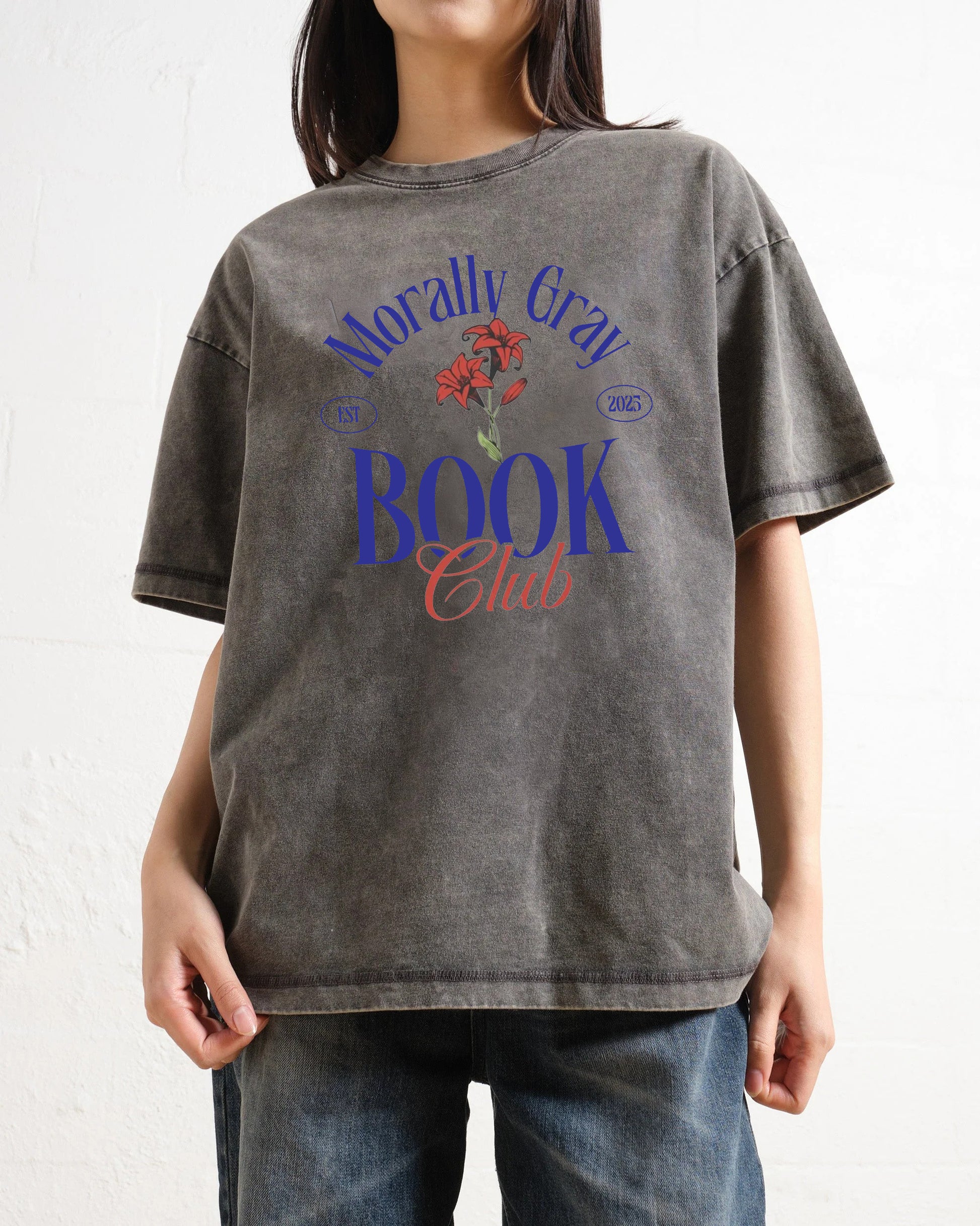 Morally Gray Book Club Washed T-Shirt