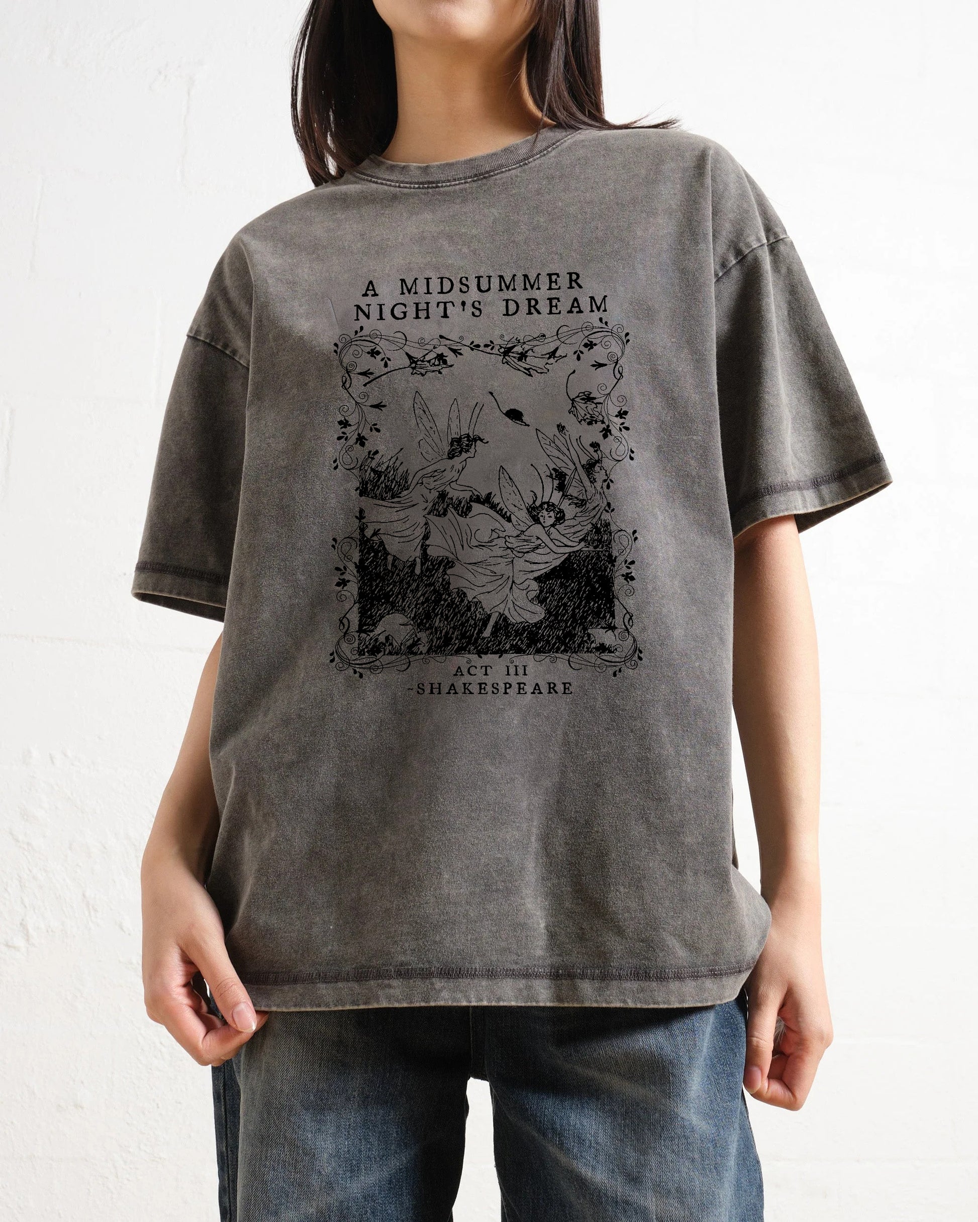 A Midsummer Nights Dream Shakespeare Washed T-Shirt