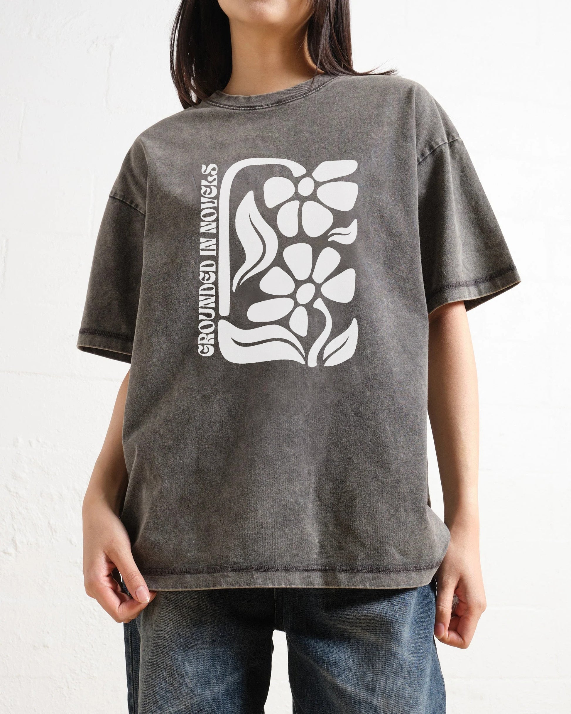 Grounded In Novels Washed T-Shirt