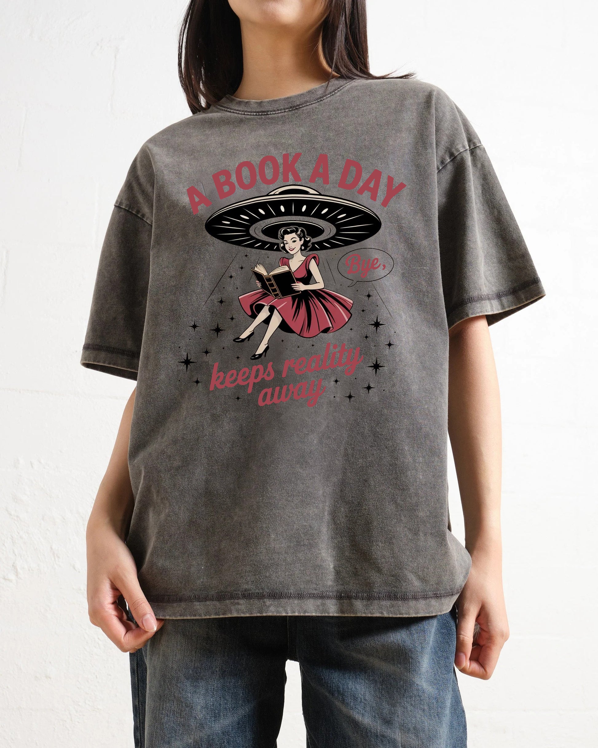 A Book A Day Washed T-Shirt