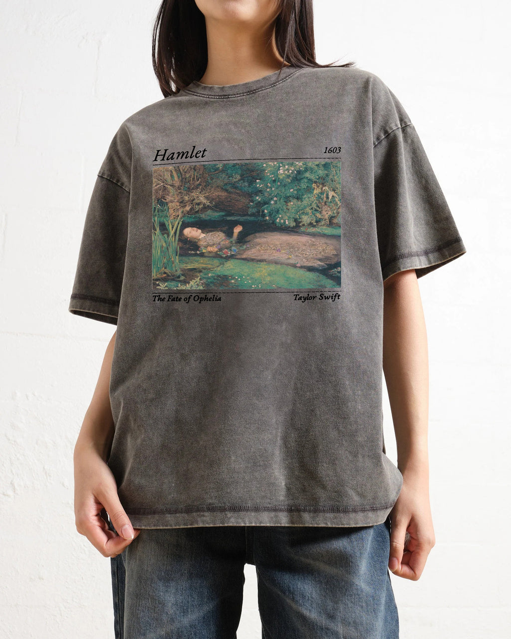 Hamlet Coded Taylor Swift Song Fate Of Ophelia Washed T-Shirt