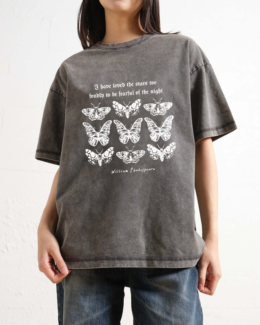 Shakespeare Moth Washed T-Shirt