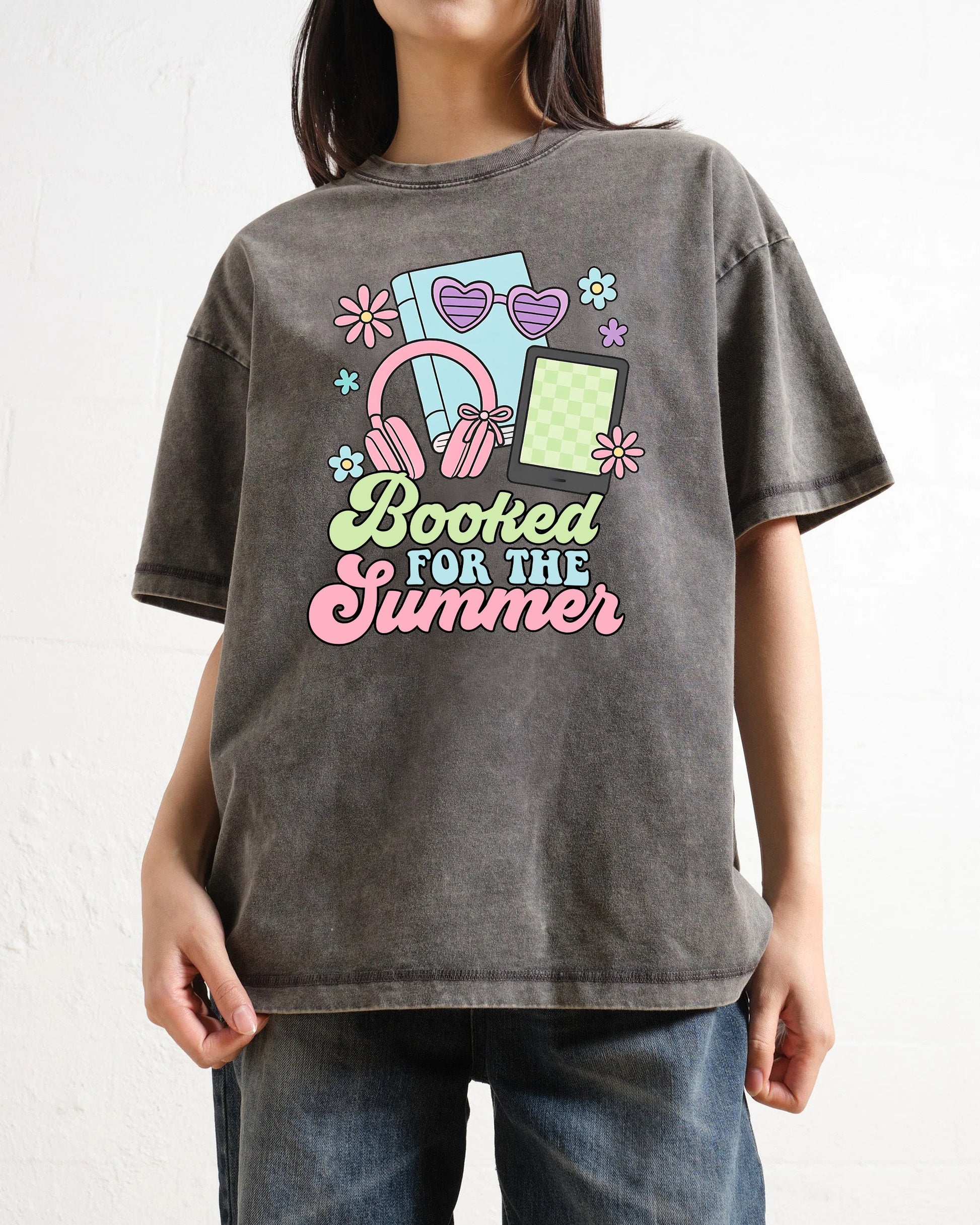 Booked For The Summer Washed T-Shirt