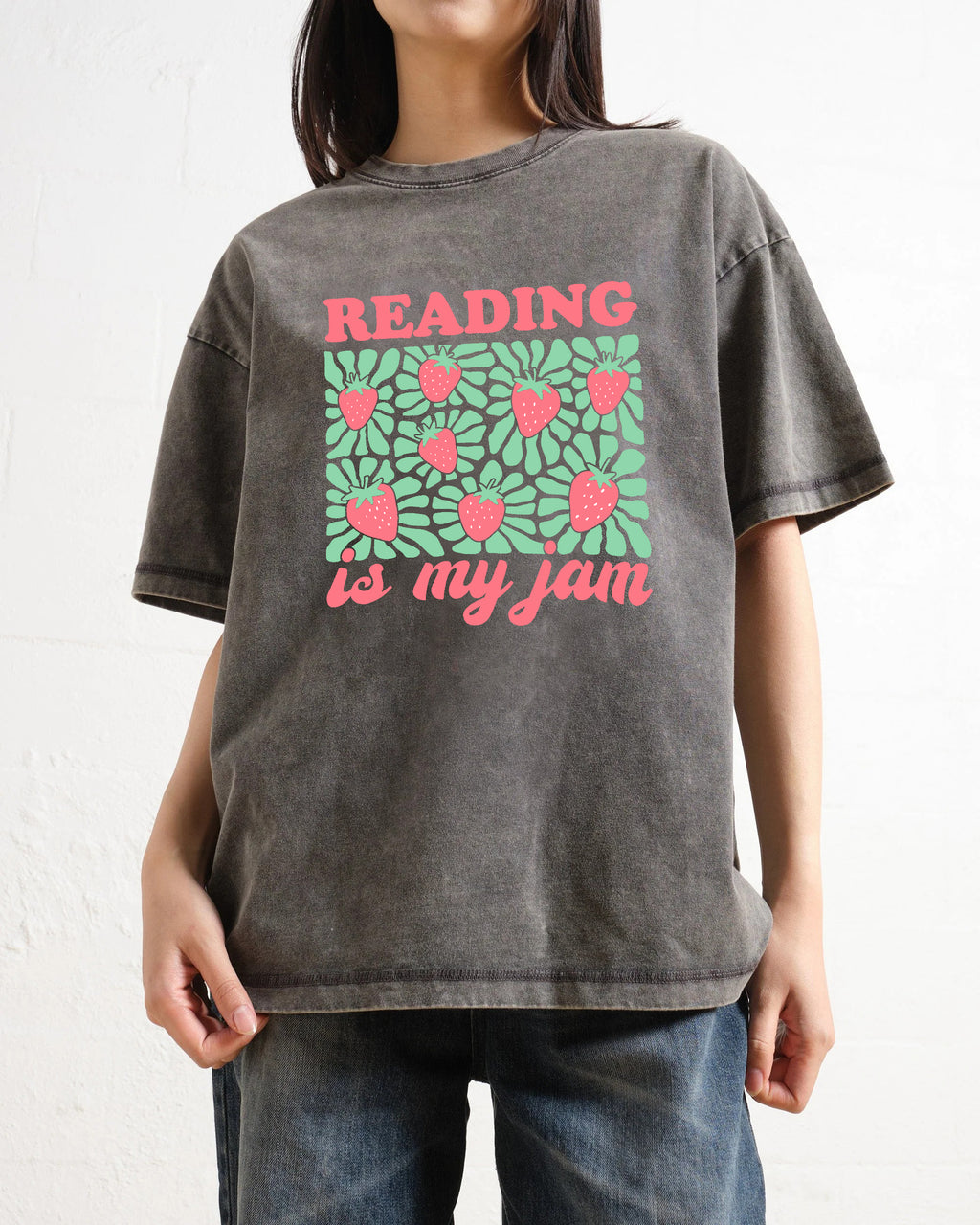 Reading Is My Jam Washed T-Shirt