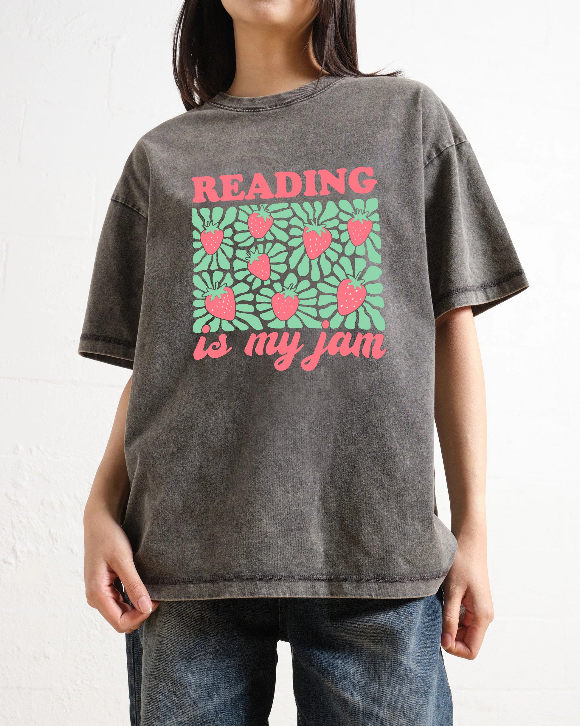 Reading Is My Jam Washed T-Shirt