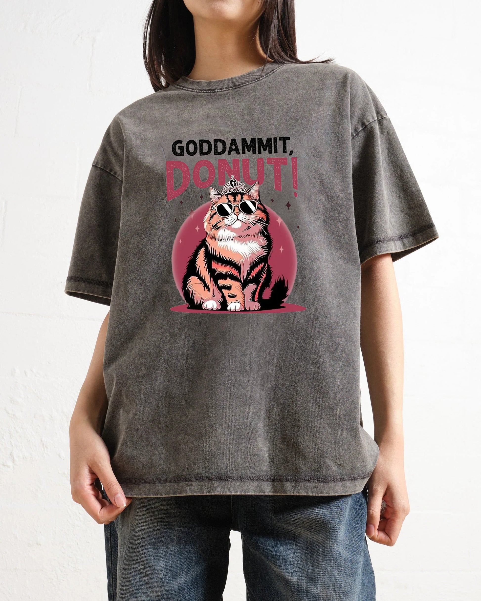 Dungeon Crawler Carl Goddammit Donut Washed T-Shirt