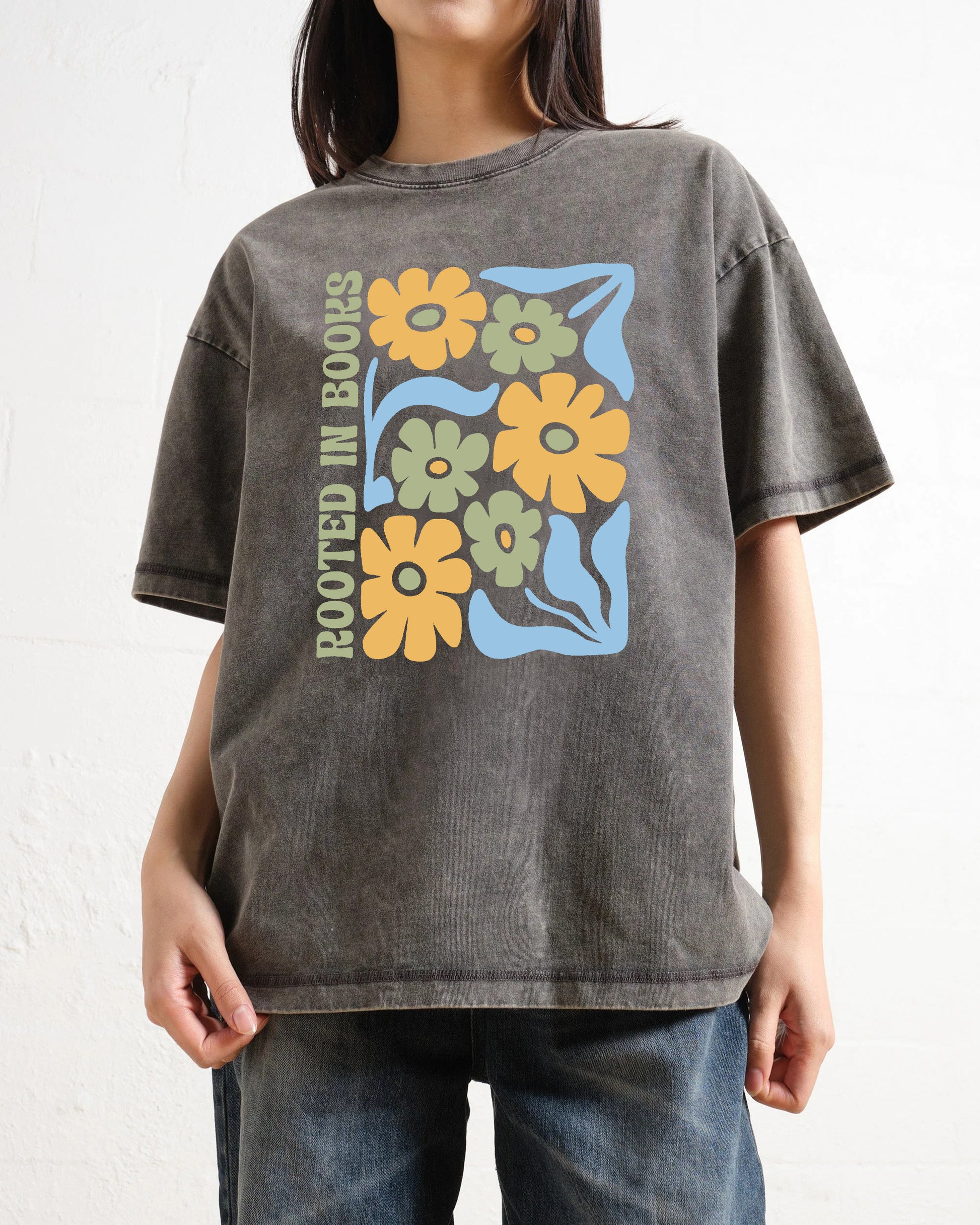 Rooted In Books Washed T-Shirt