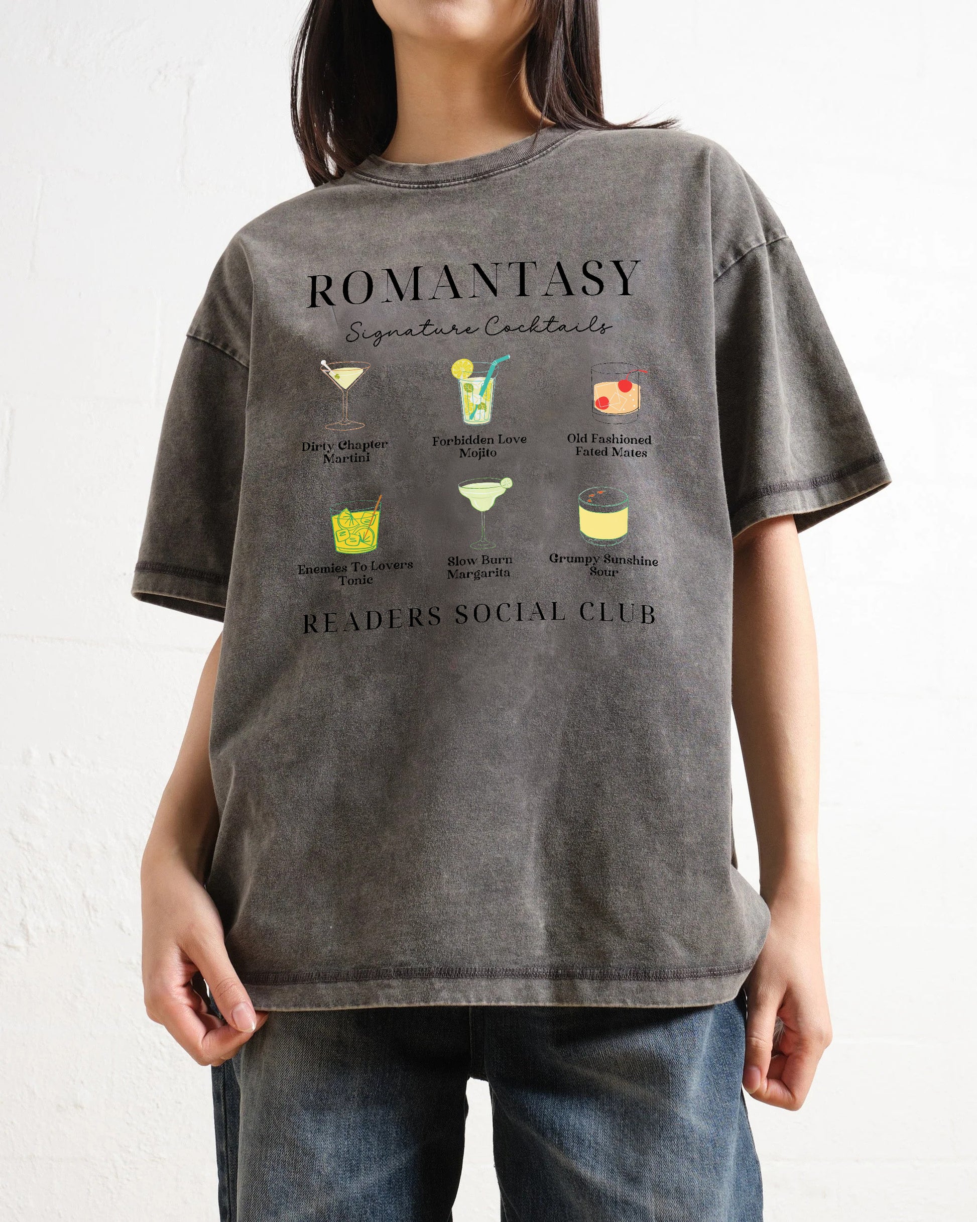 Romantasy Readers Social Club Washed T-Shirt
