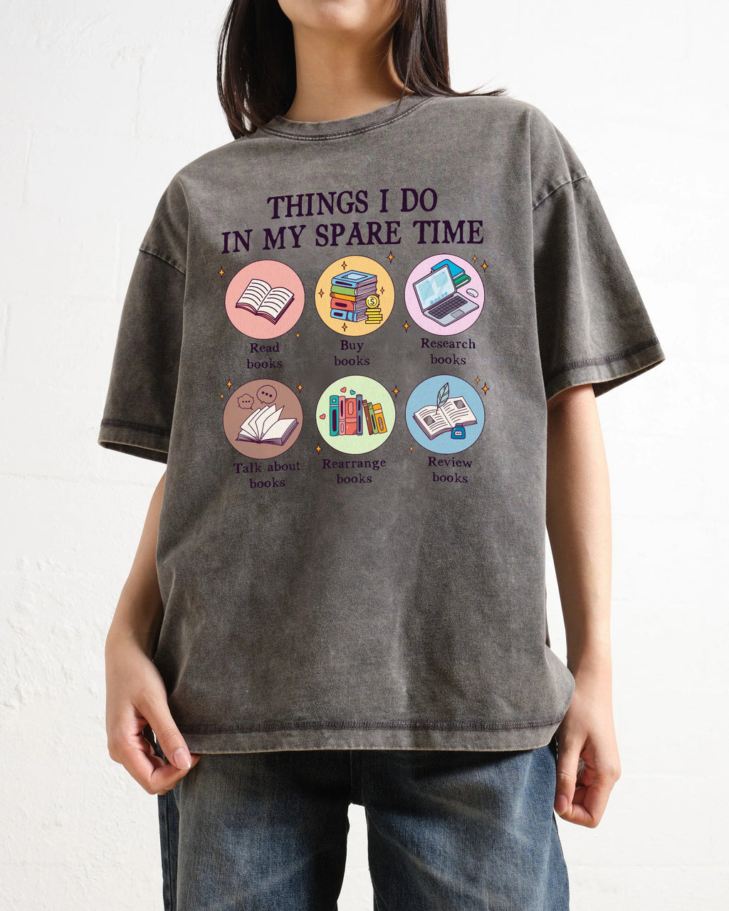 Things I Do in My Spare Time Washed T-Shirt