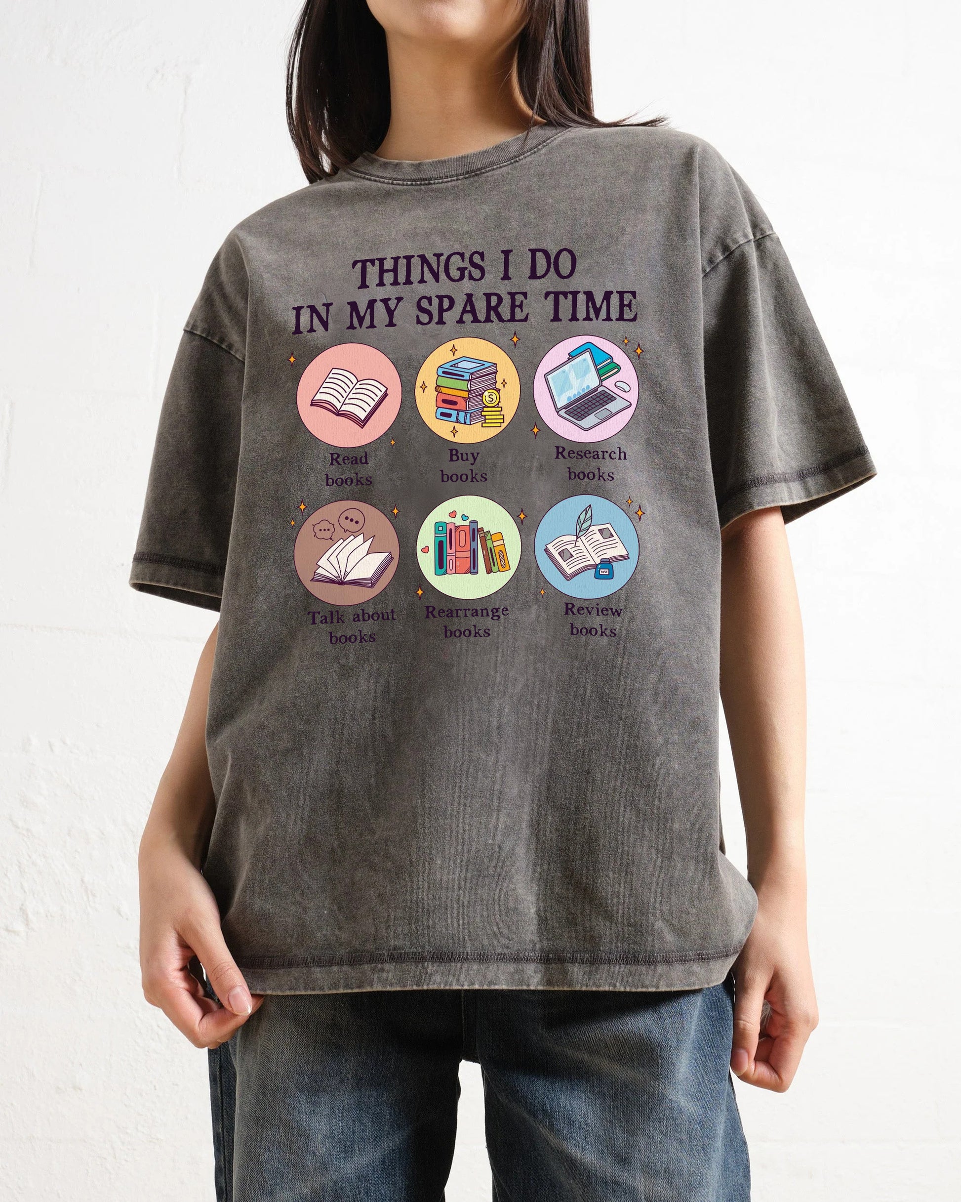 Things I Do in My Spare Time Washed T-Shirt