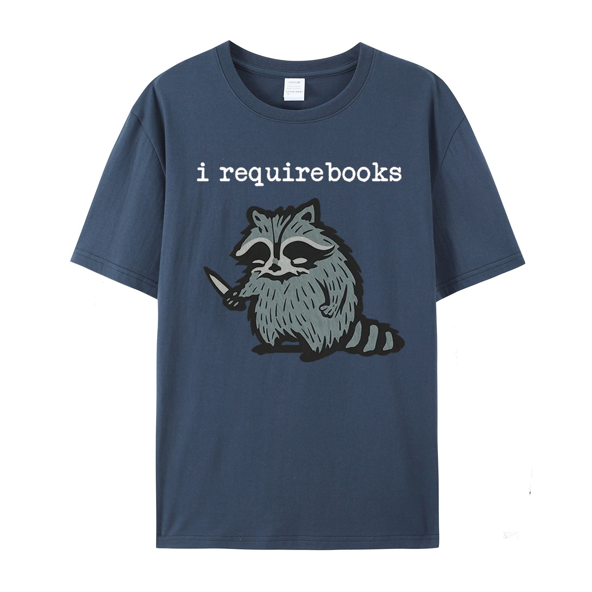 I Require Books cotton T-shirt
