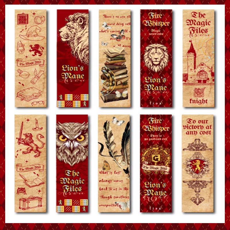 Vintage Gold Foil Bookmark