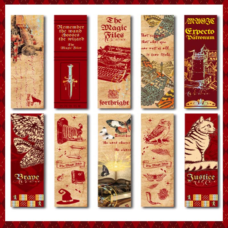 Vintage Gold Foil Bookmark