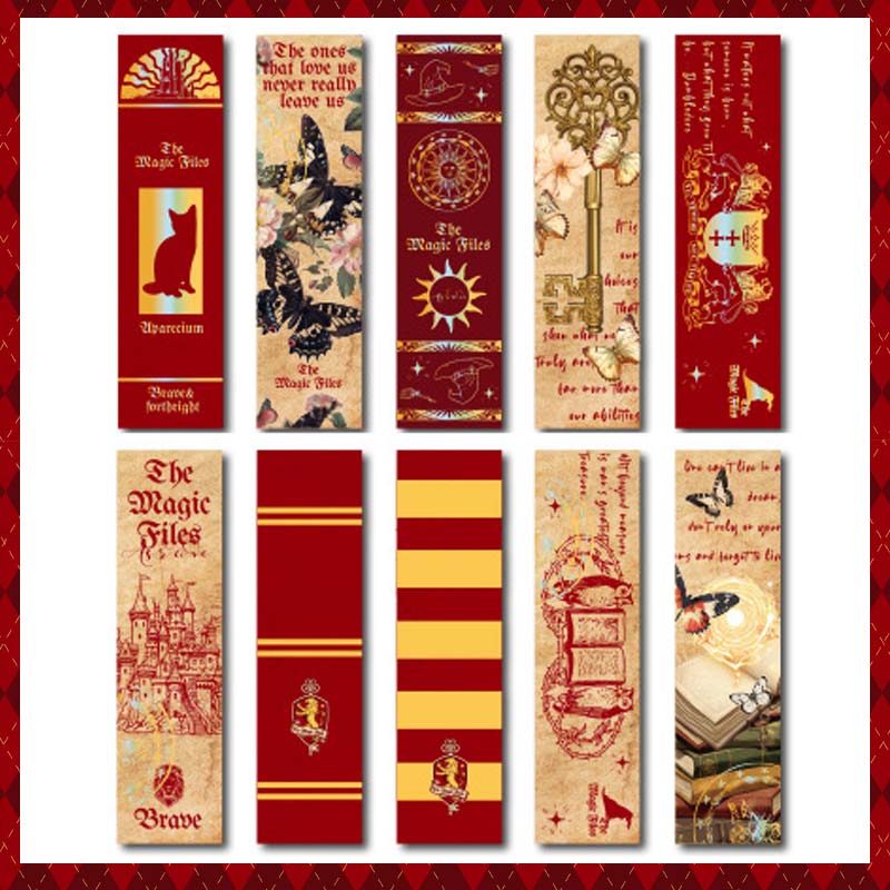 Vintage Gold Foil Bookmark