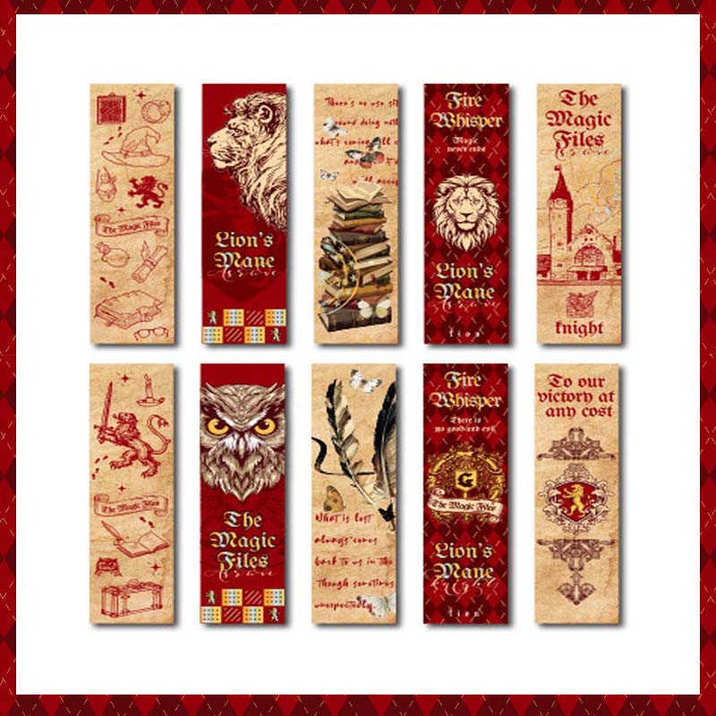 Vintage Gold Foil Bookmark