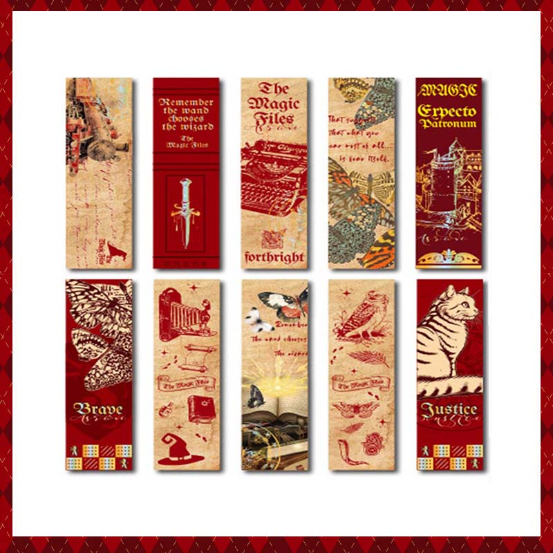 Vintage Gold Foil Bookmark