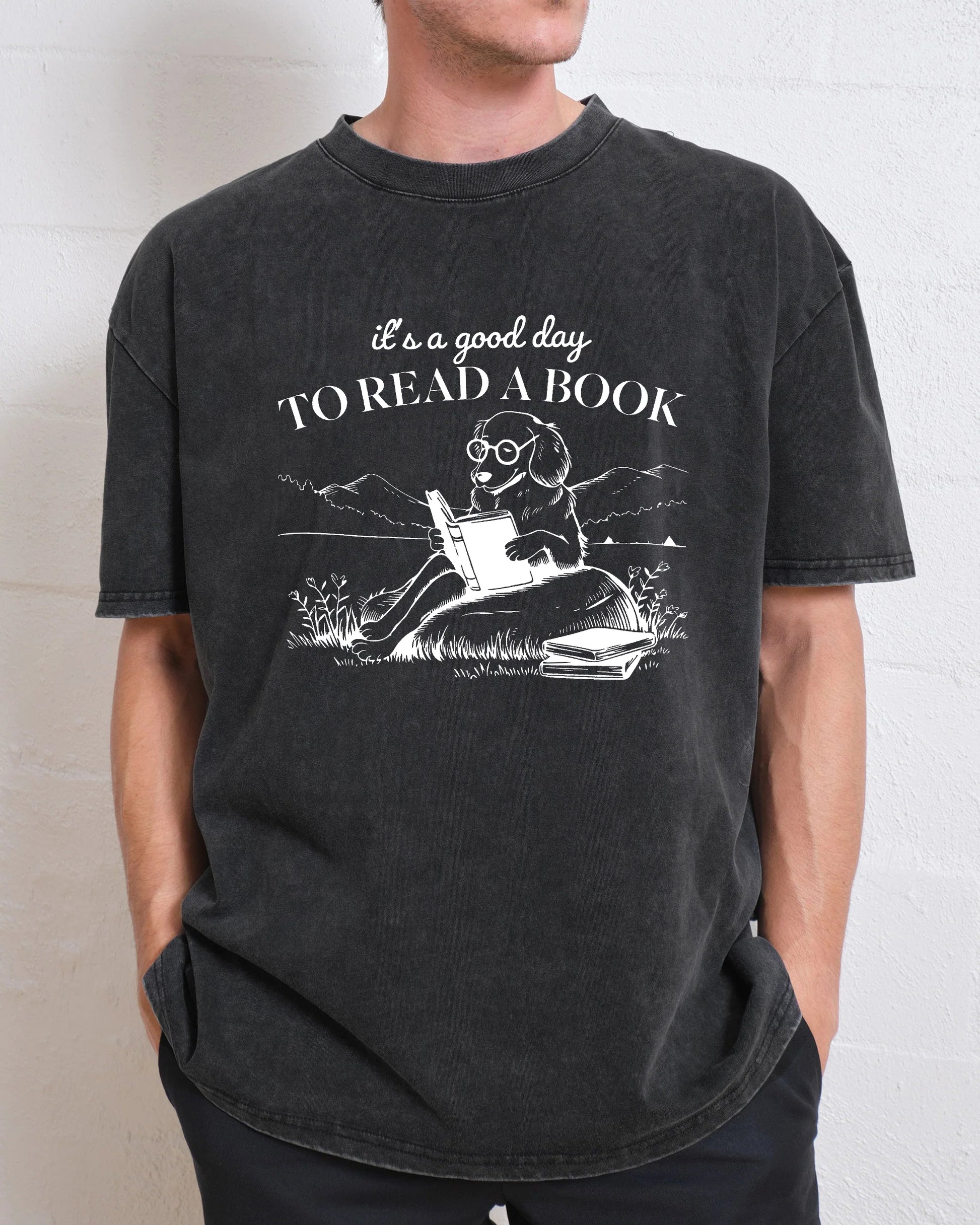 It's A Good Day To Read A Book Washed T-Shirt