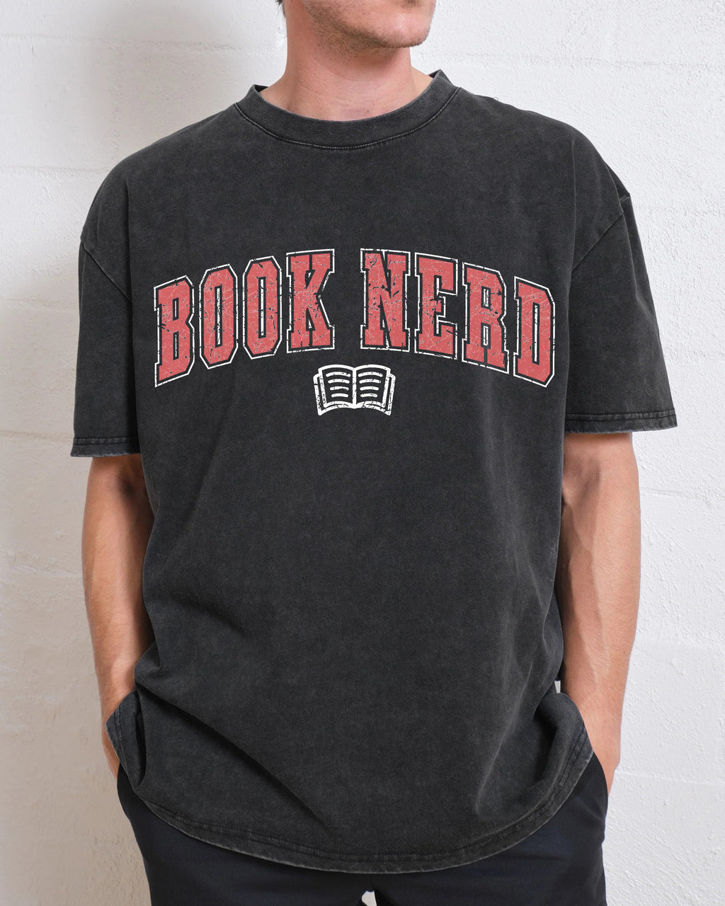 Book Nerd Washed T-Shirt