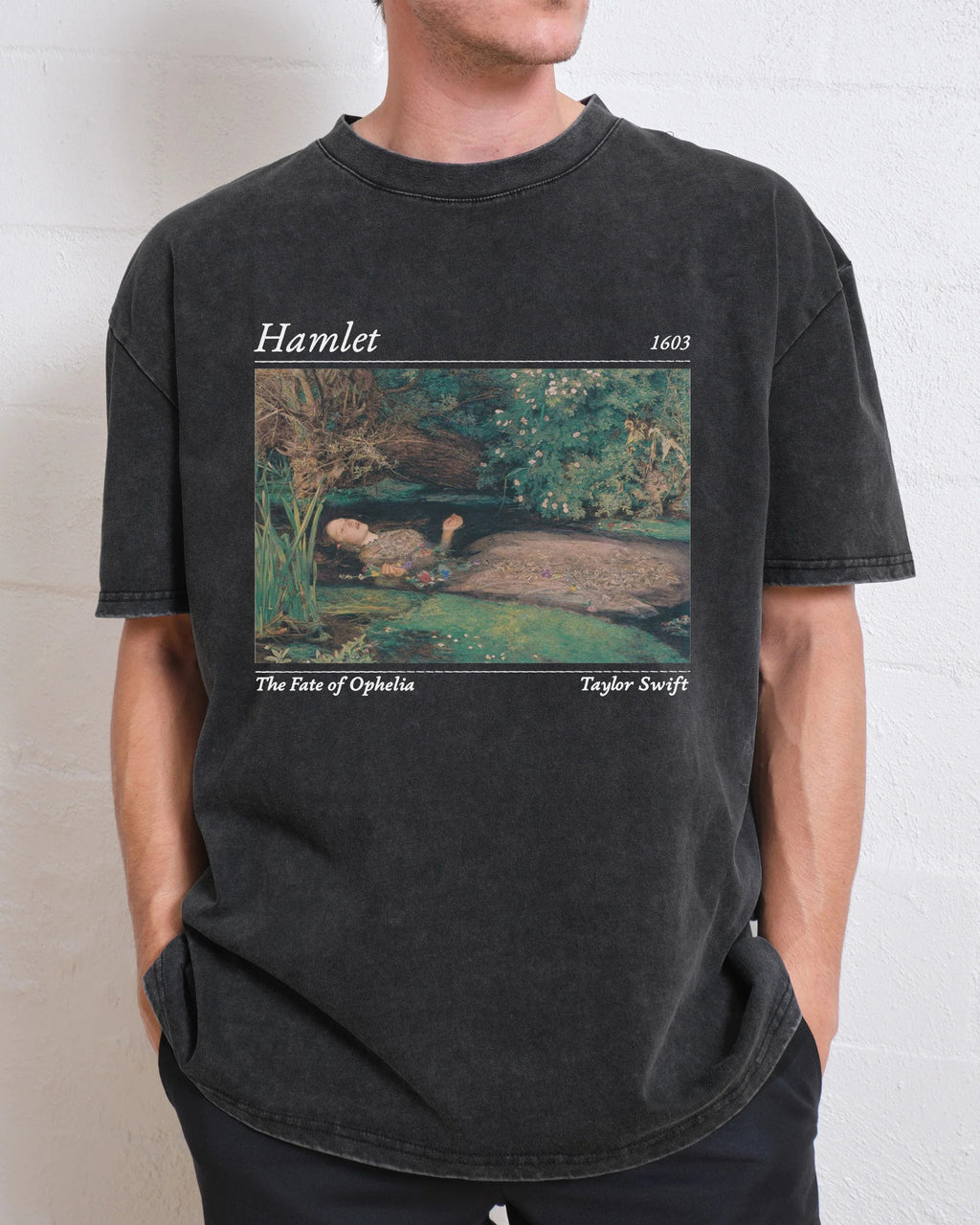Hamlet Coded Taylor Swift Song Fate Of Ophelia Washed T-Shirt