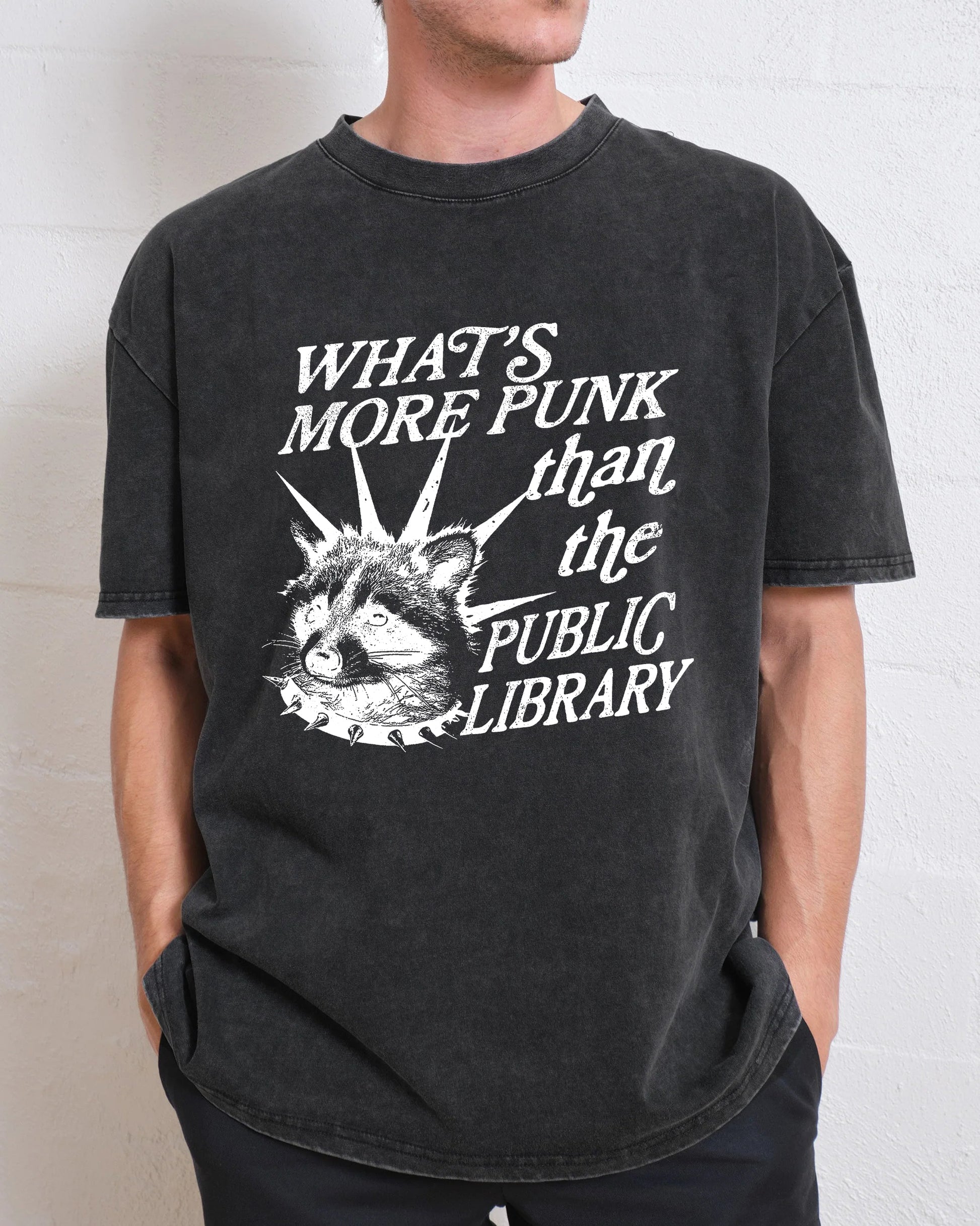 What's More Punk Than The Public Library Washed T-Shirt