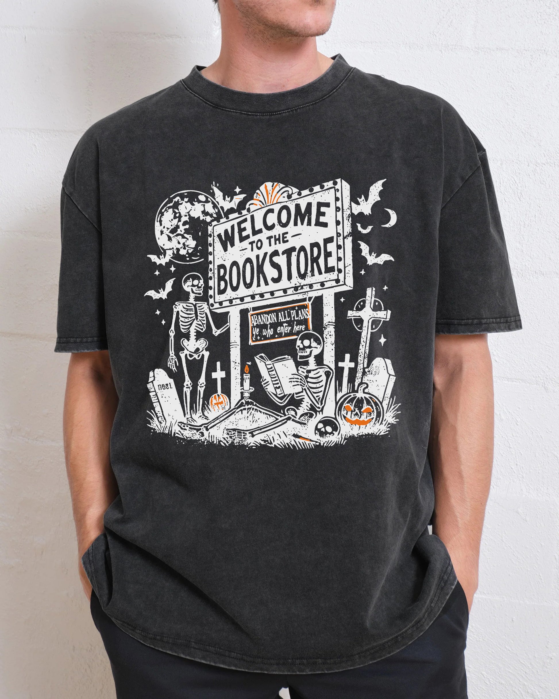 Welcome To the Bookstore Washed T-Shirt