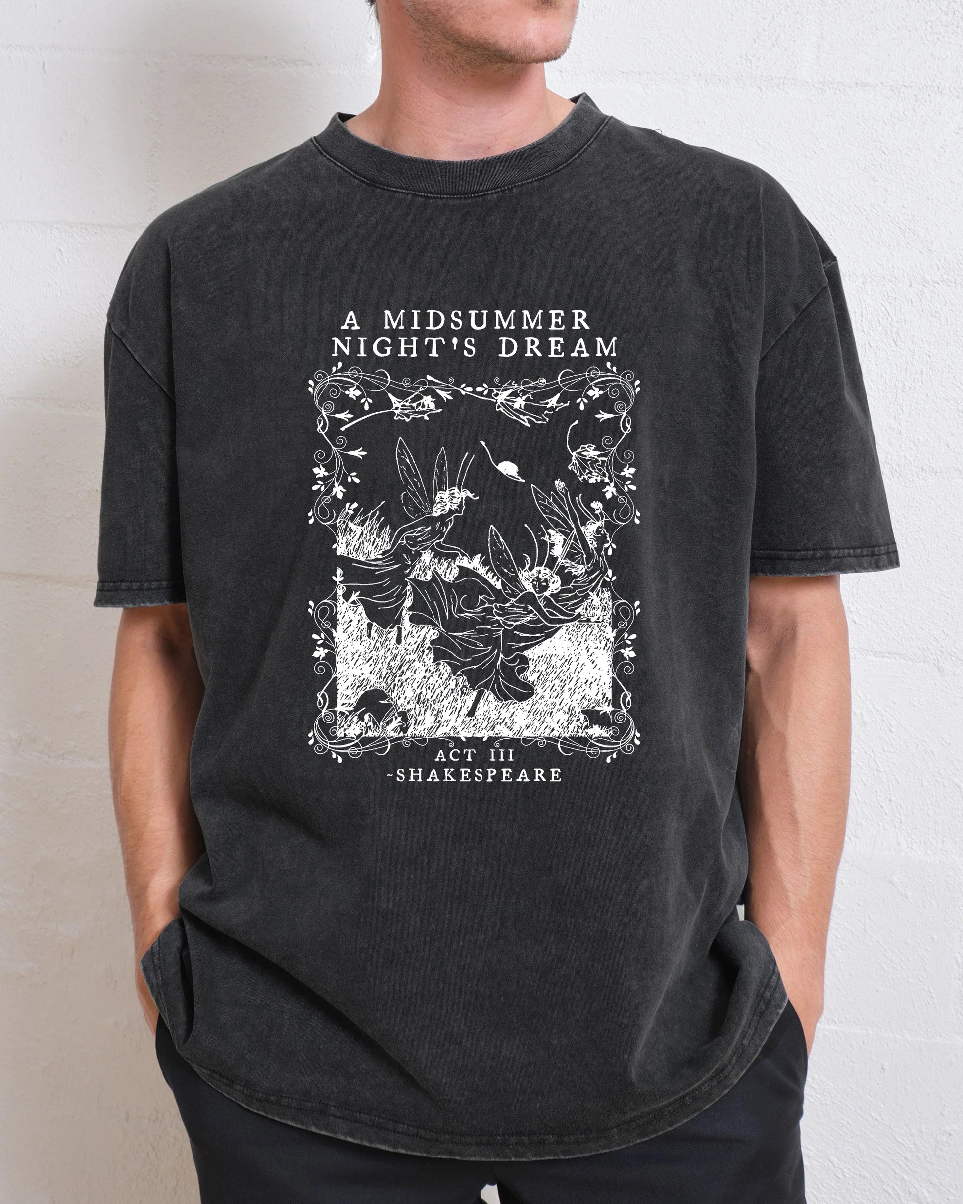 A Midsummer Nights Dream Shakespeare Washed T-Shirt