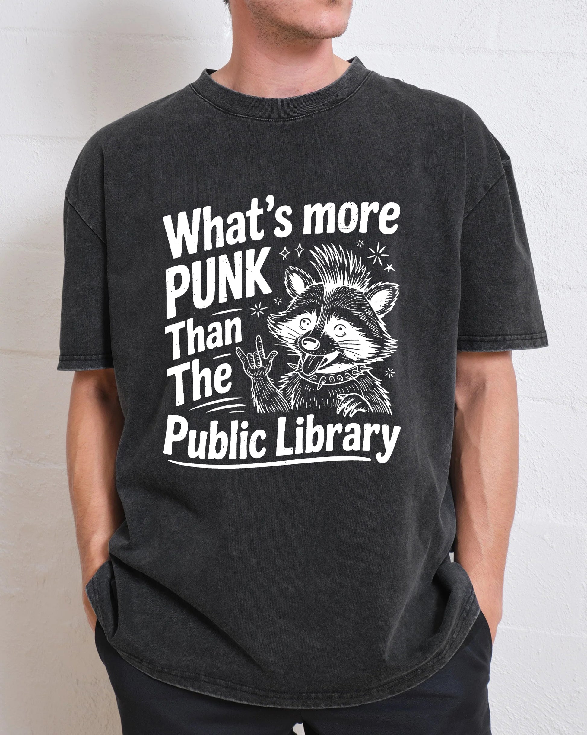 What's More Punk Than The Public Library Washed T-Shirt