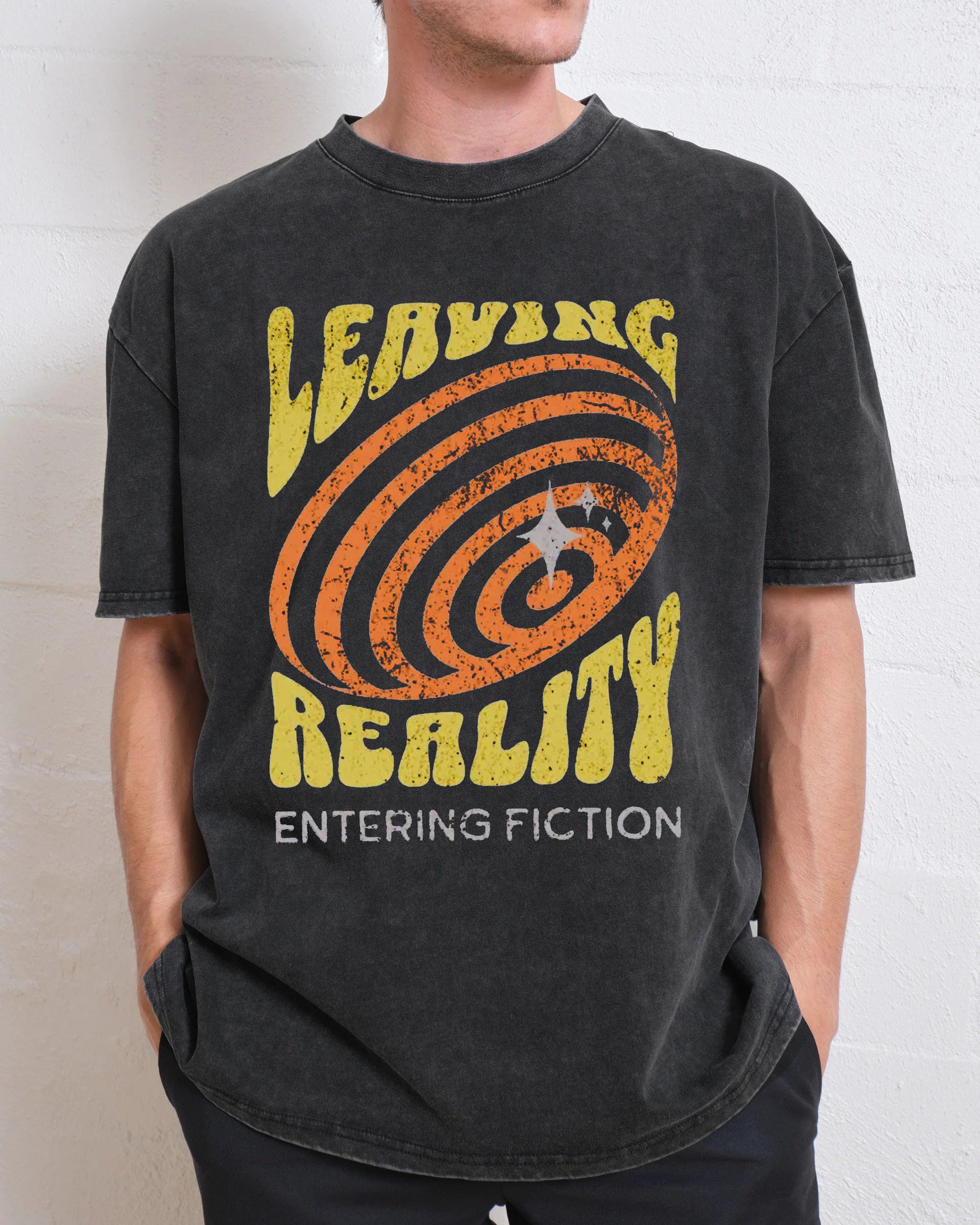 Leaving Reality Entering Fiction Washed T-Shirt