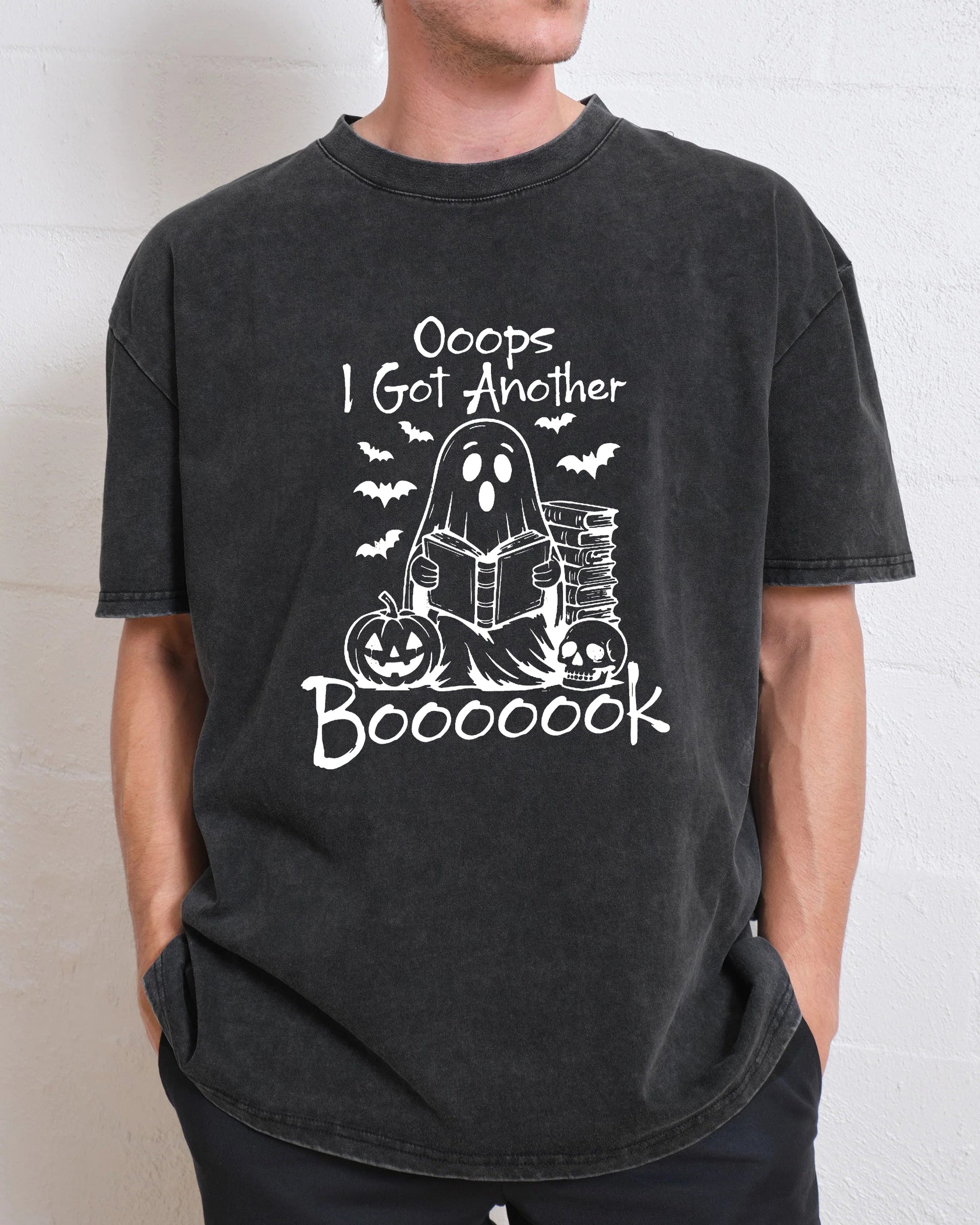 Oops I Got Another Book Halloween Washed T-Shirt