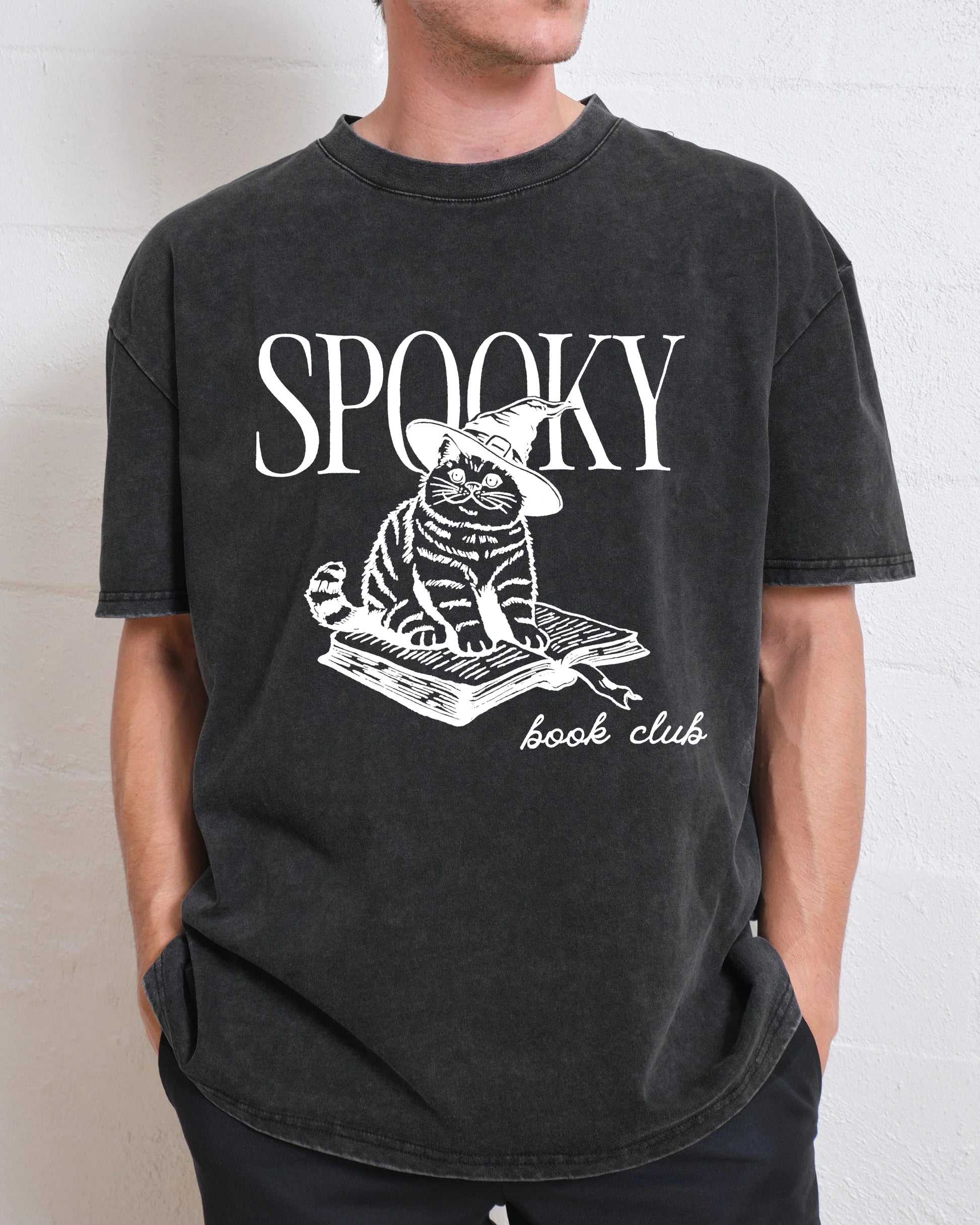 Spooky Book Club Washed T-Shirt