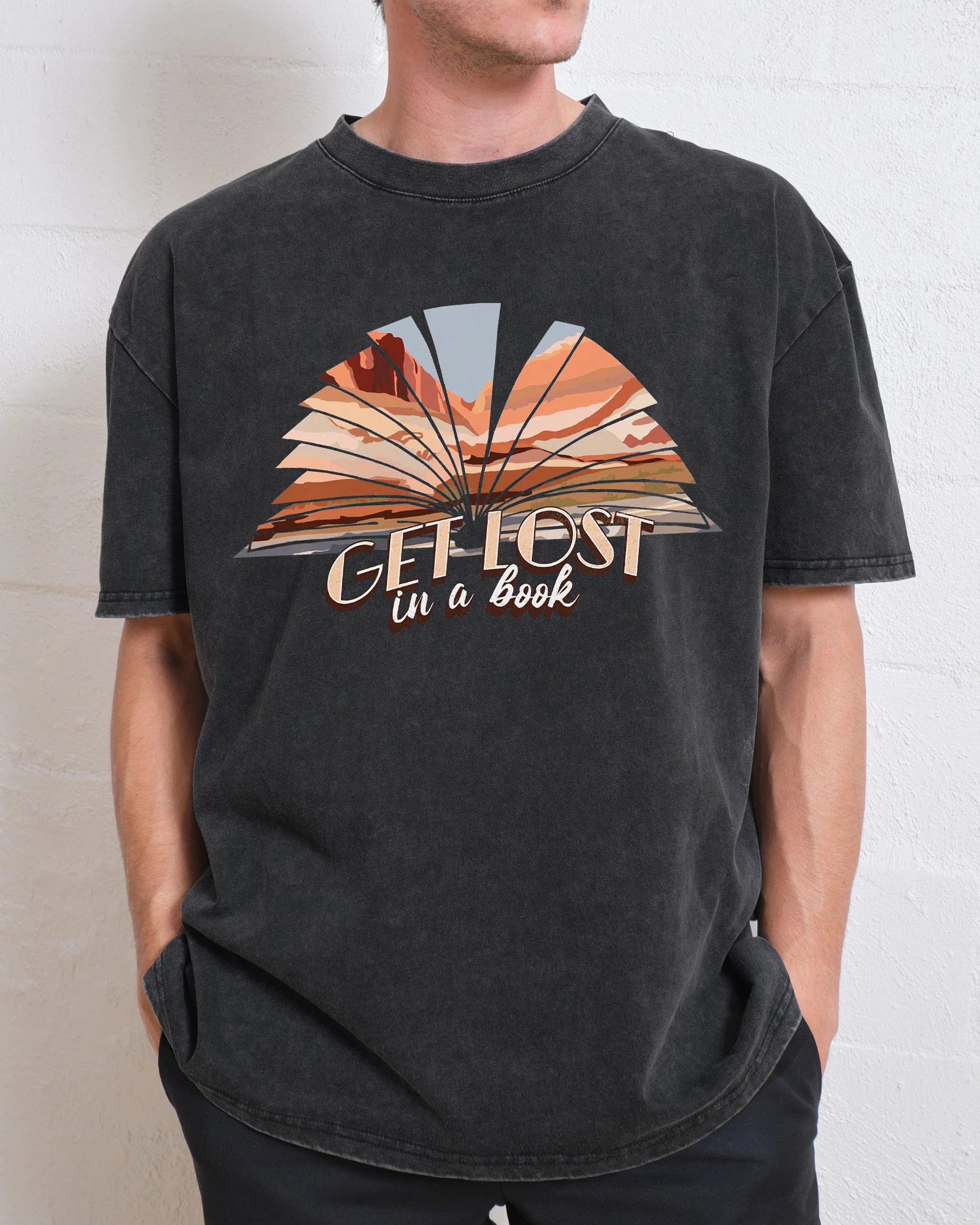 Get Lost In A Book Washed T-Shirt