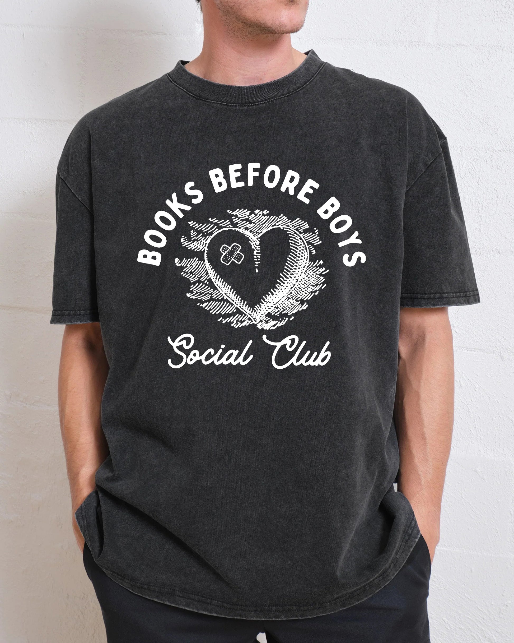 Books Before Boys Social Club Washed T-Shirt