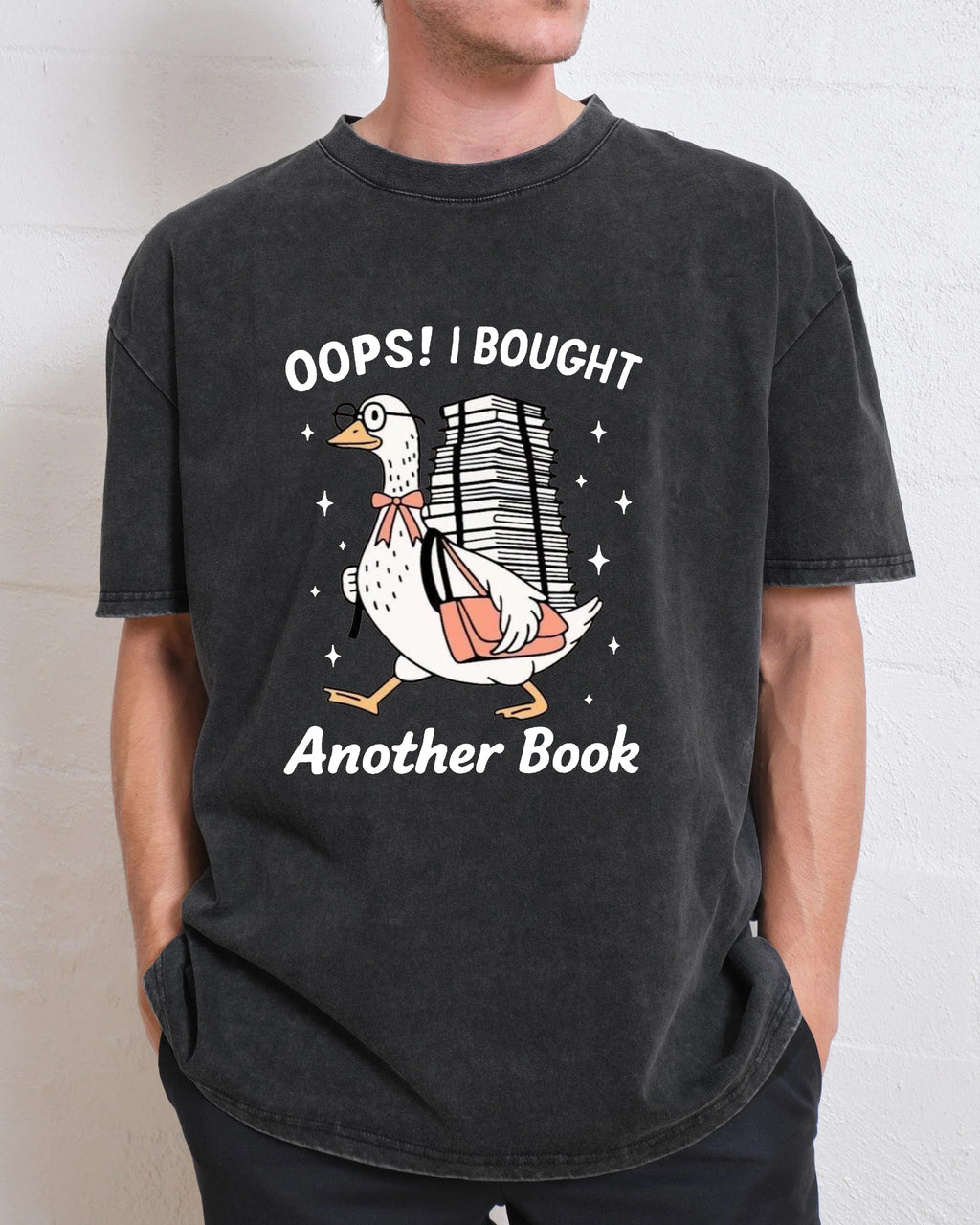 Silly Goose Book Club Washed T-Shirt
