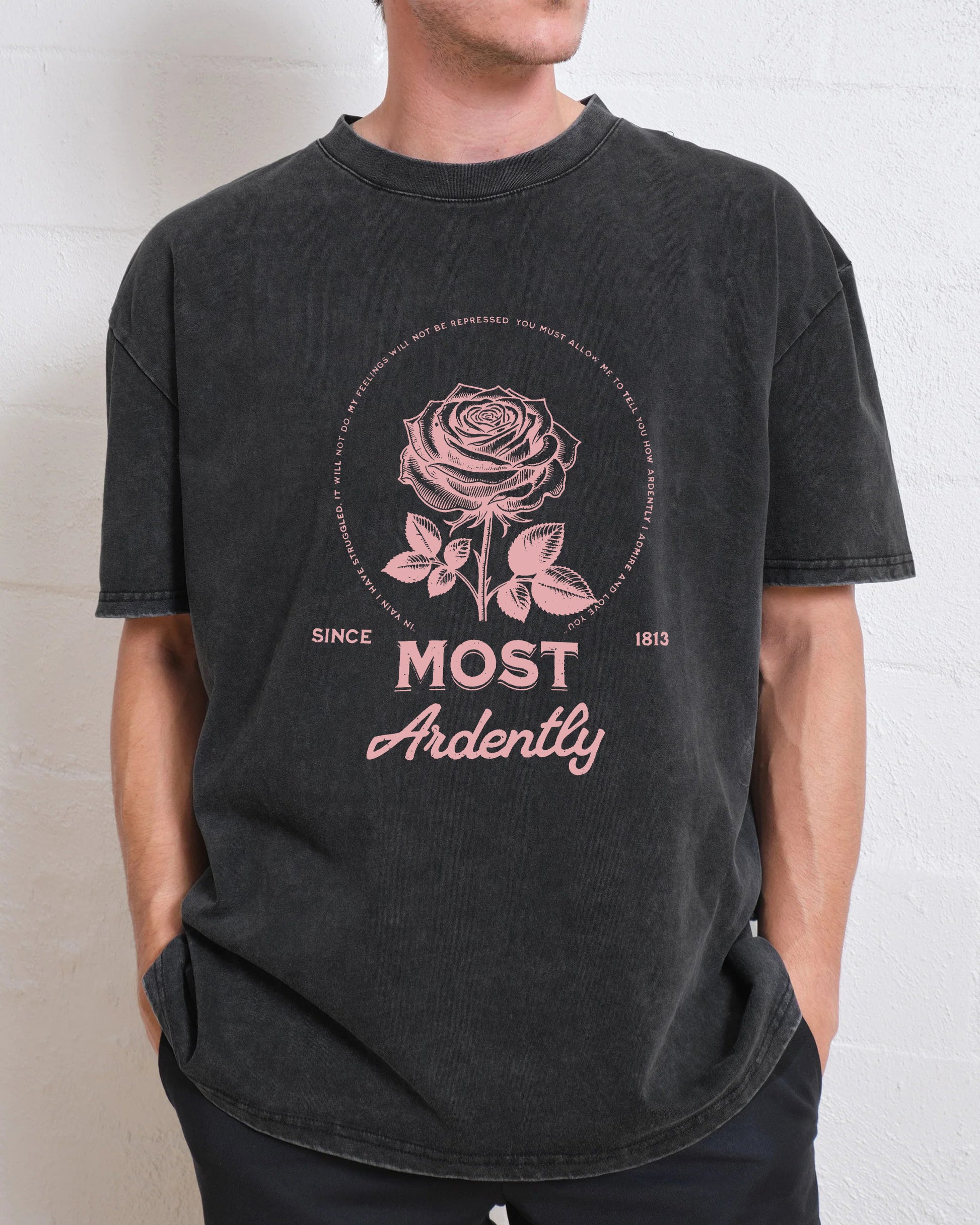 Most Ardently Jane Austen Washed T-Shirt