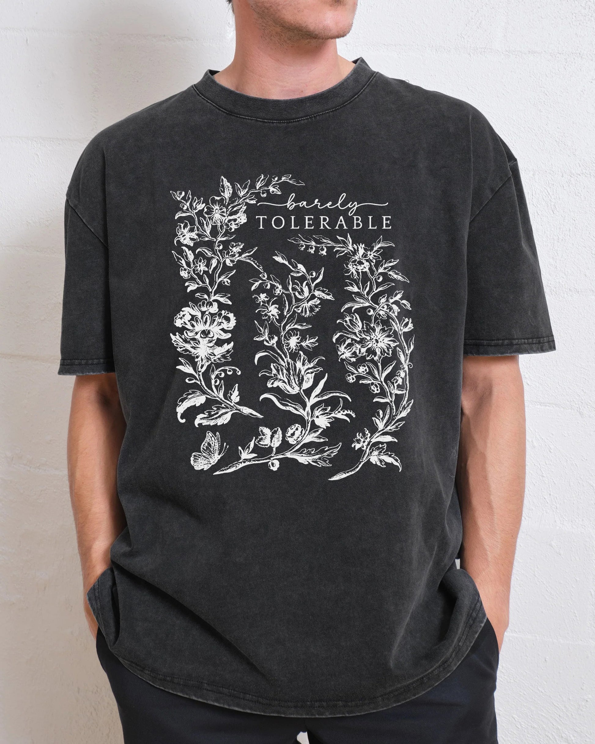 Barely Tolerable Pride And Prejudice Washed T-Shirt
