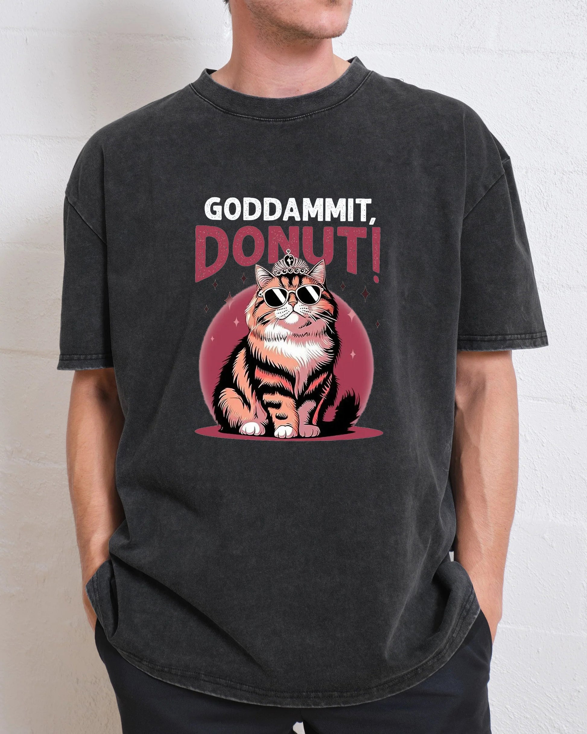 Dungeon Crawler Carl Goddammit Donut Washed T-Shirt