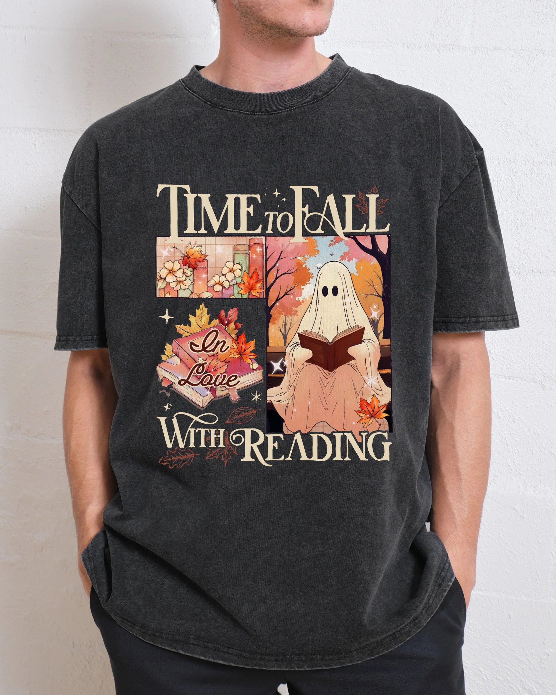Time To Fall In Love With Reading Washed T-Shirt
