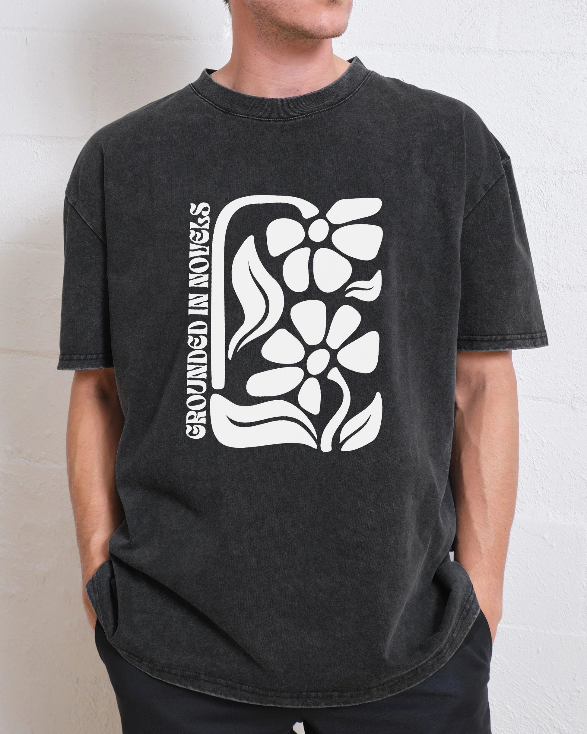 Grounded In Novels Washed T-Shirt